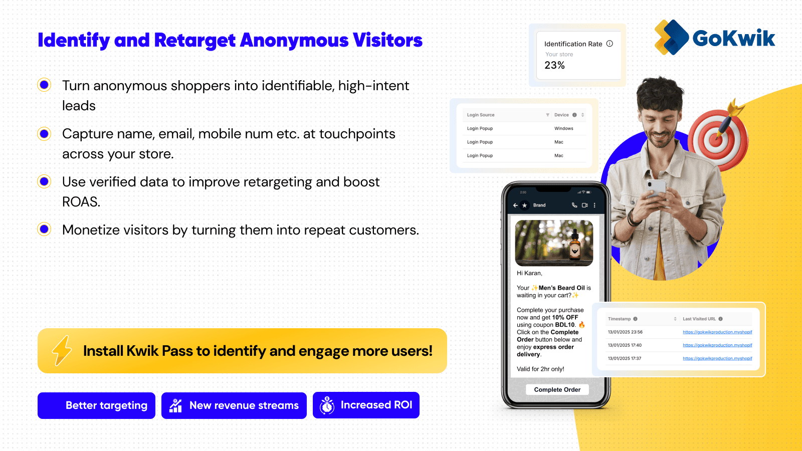 KwikPass: OTP‑login & Popups screenshot 2