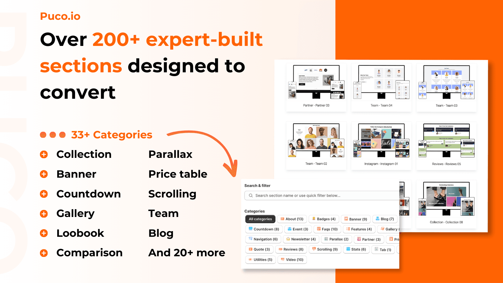 Puco Sections: Theme Sections screenshot 2