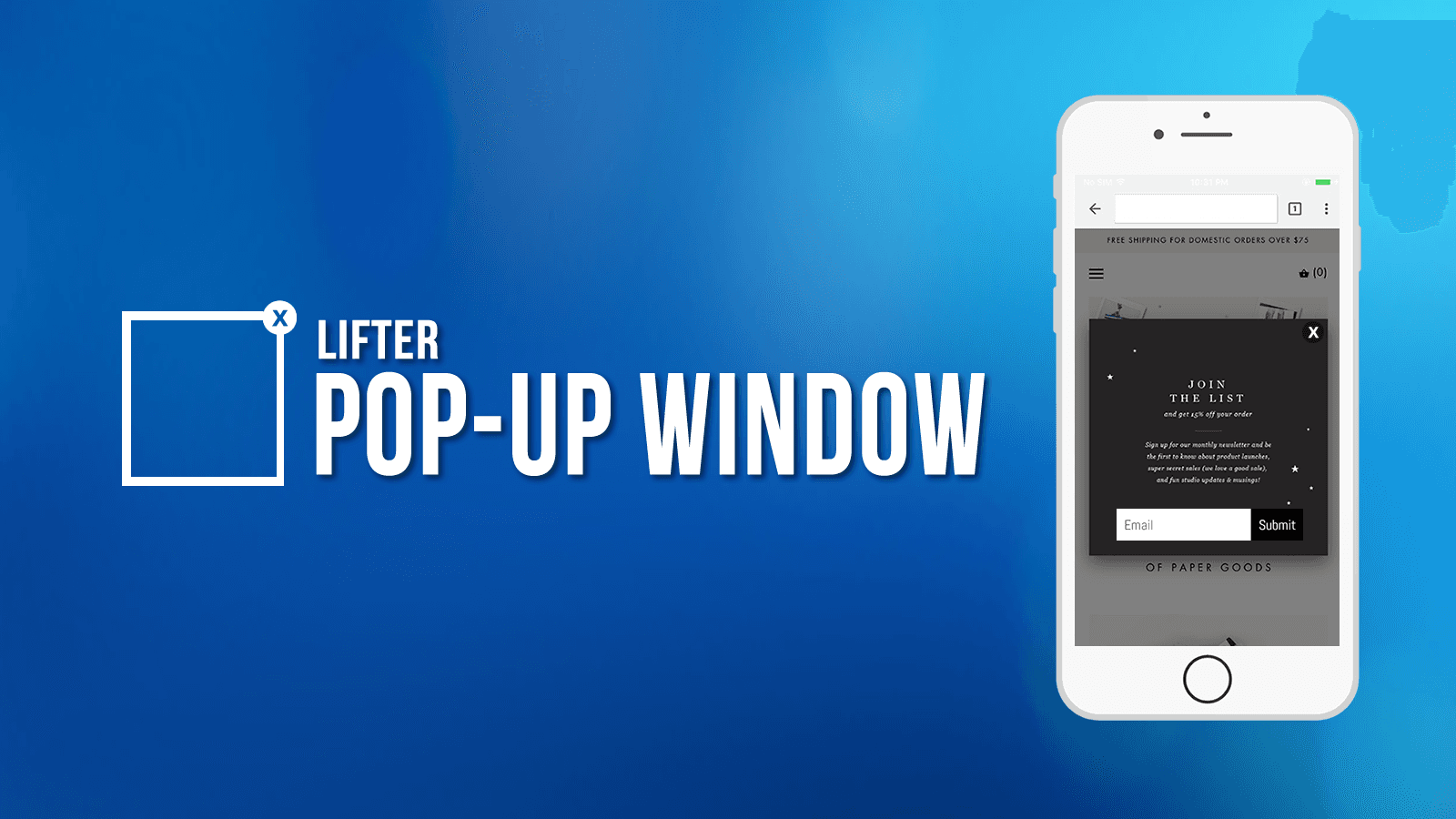 Lifter Pop‑Up Window screenshot 1