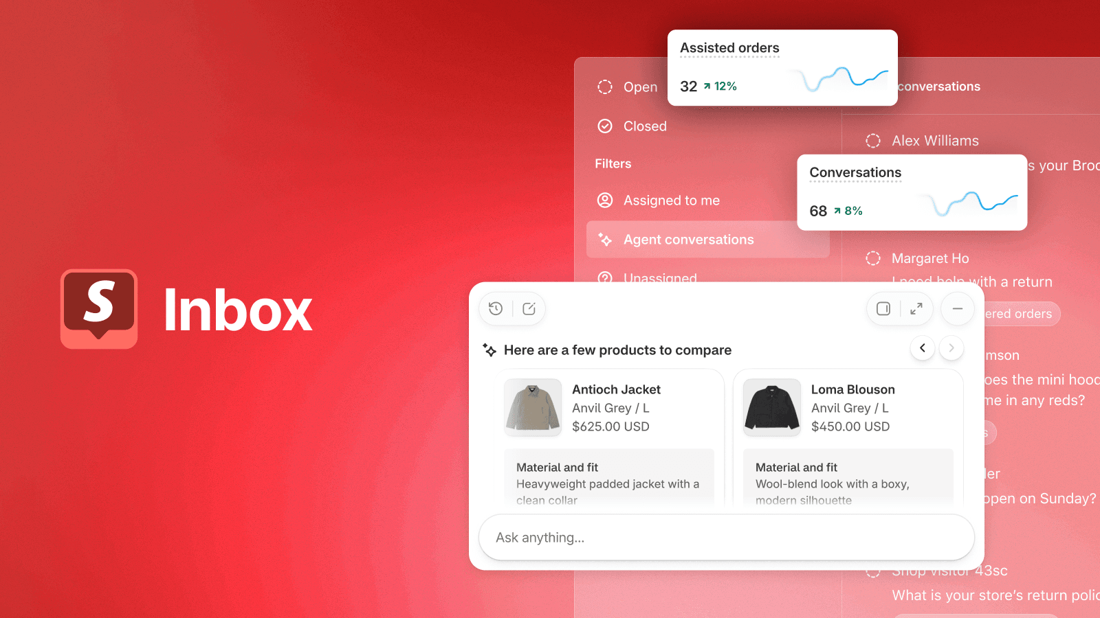 Shopify Inbox screenshot 1