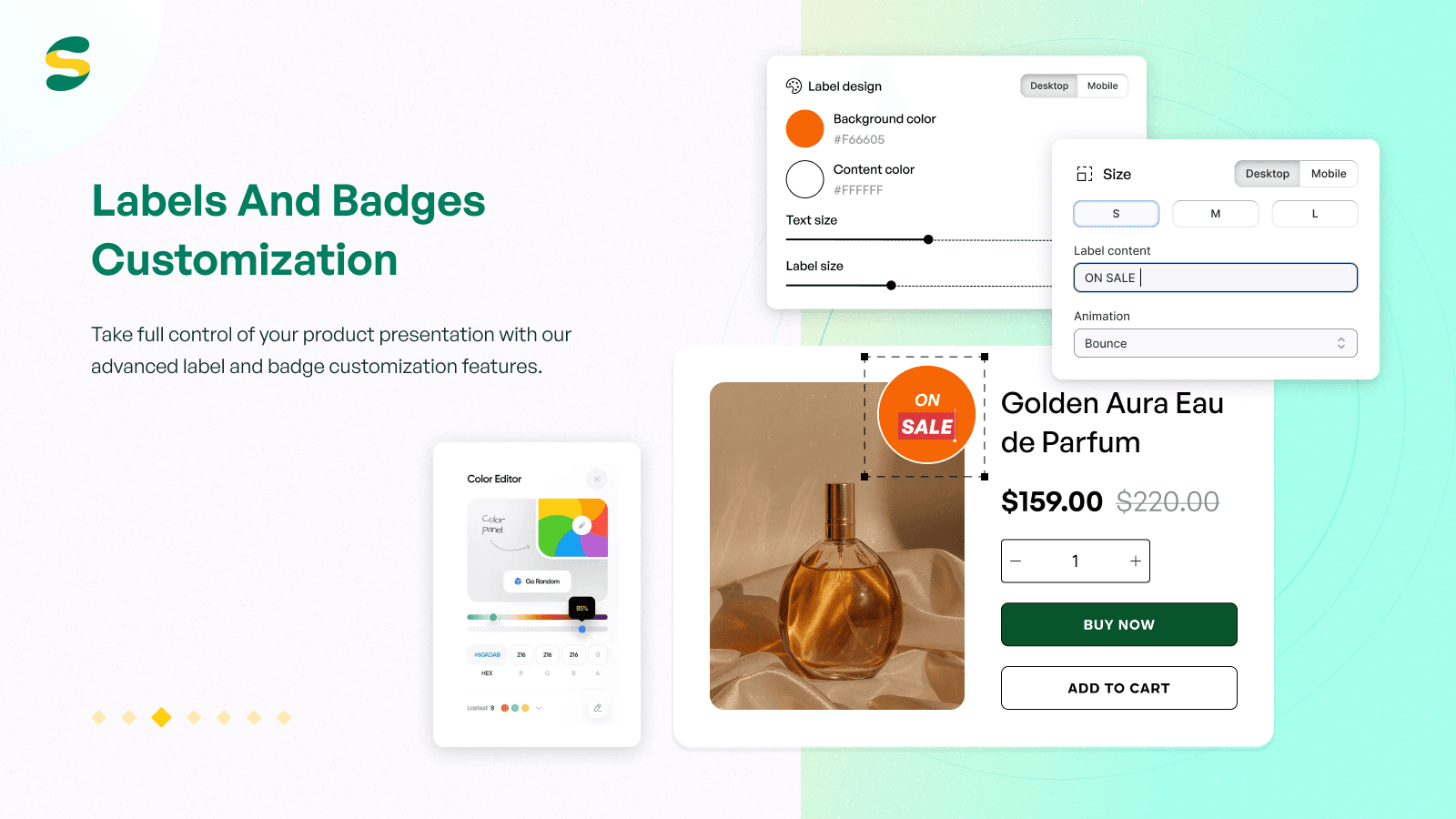 Sami AI Product Labels & Badge screenshot 2
