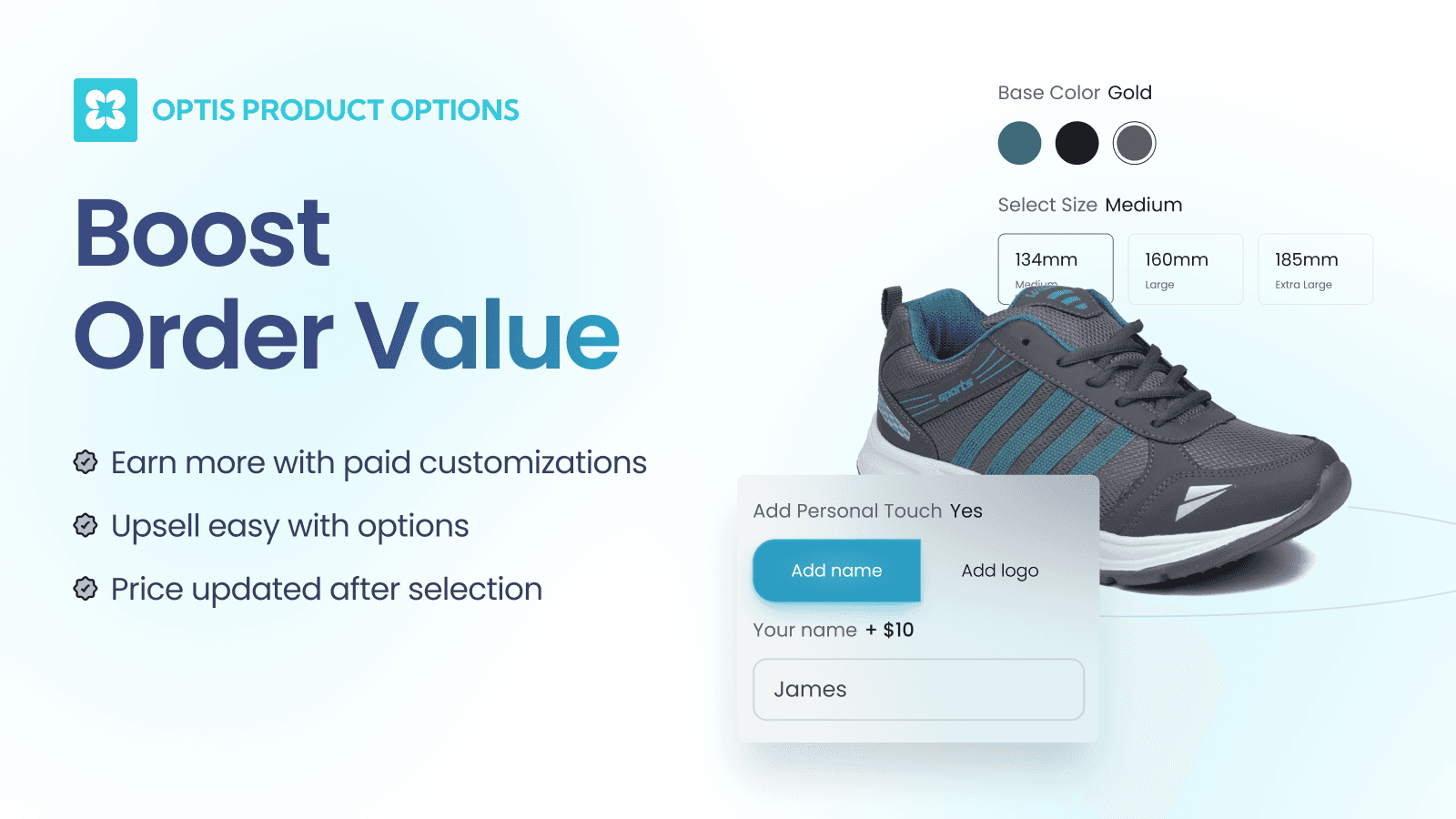 OPTIS Product Options, Variant screenshot 2