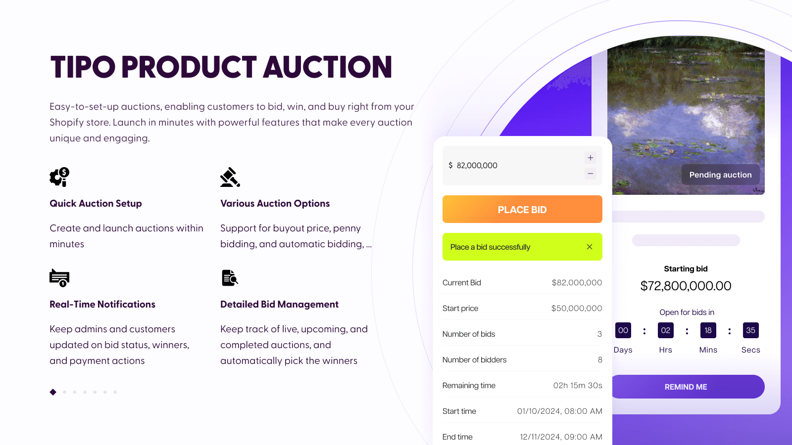 Tipo Product Auction screenshot 2