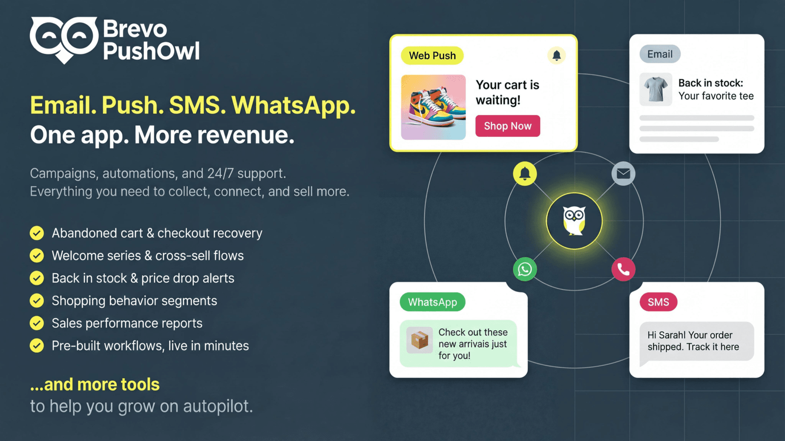 Brevo PushOwl: Email,Push,SMS screenshot 1