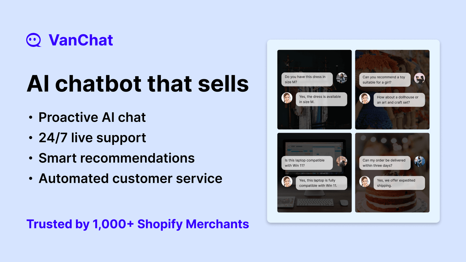 VanChat AI Chatbot & Live Chat screenshot 1