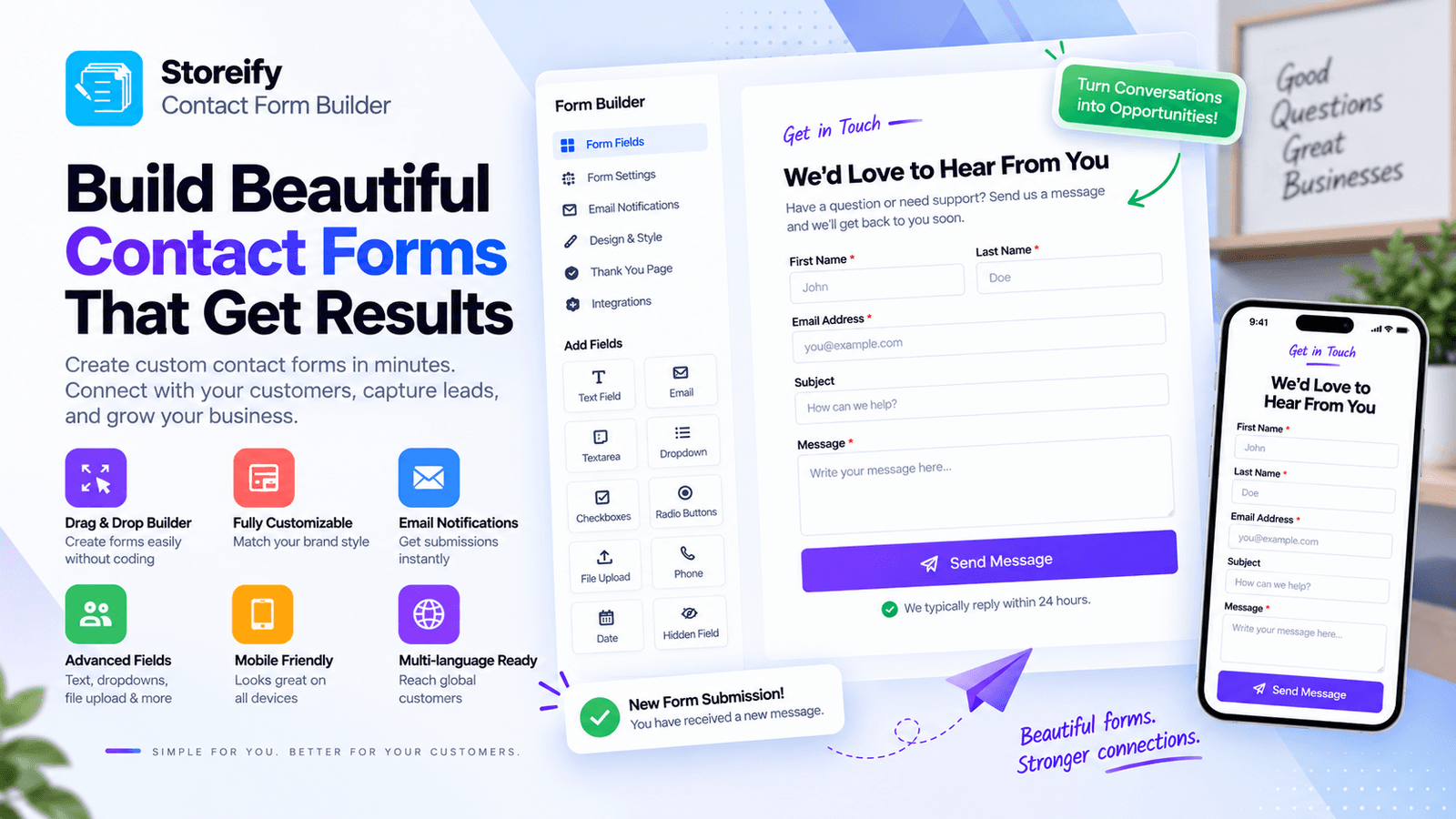 S: Contact Form Builder screenshot 1