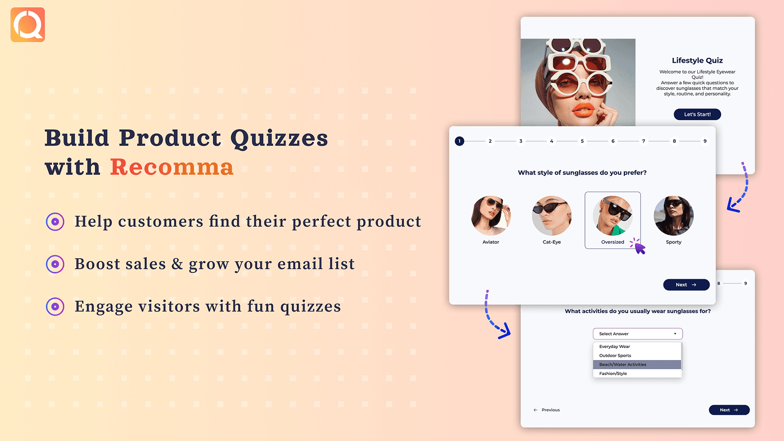 Recomma: Product Quiz Builder screenshot 1