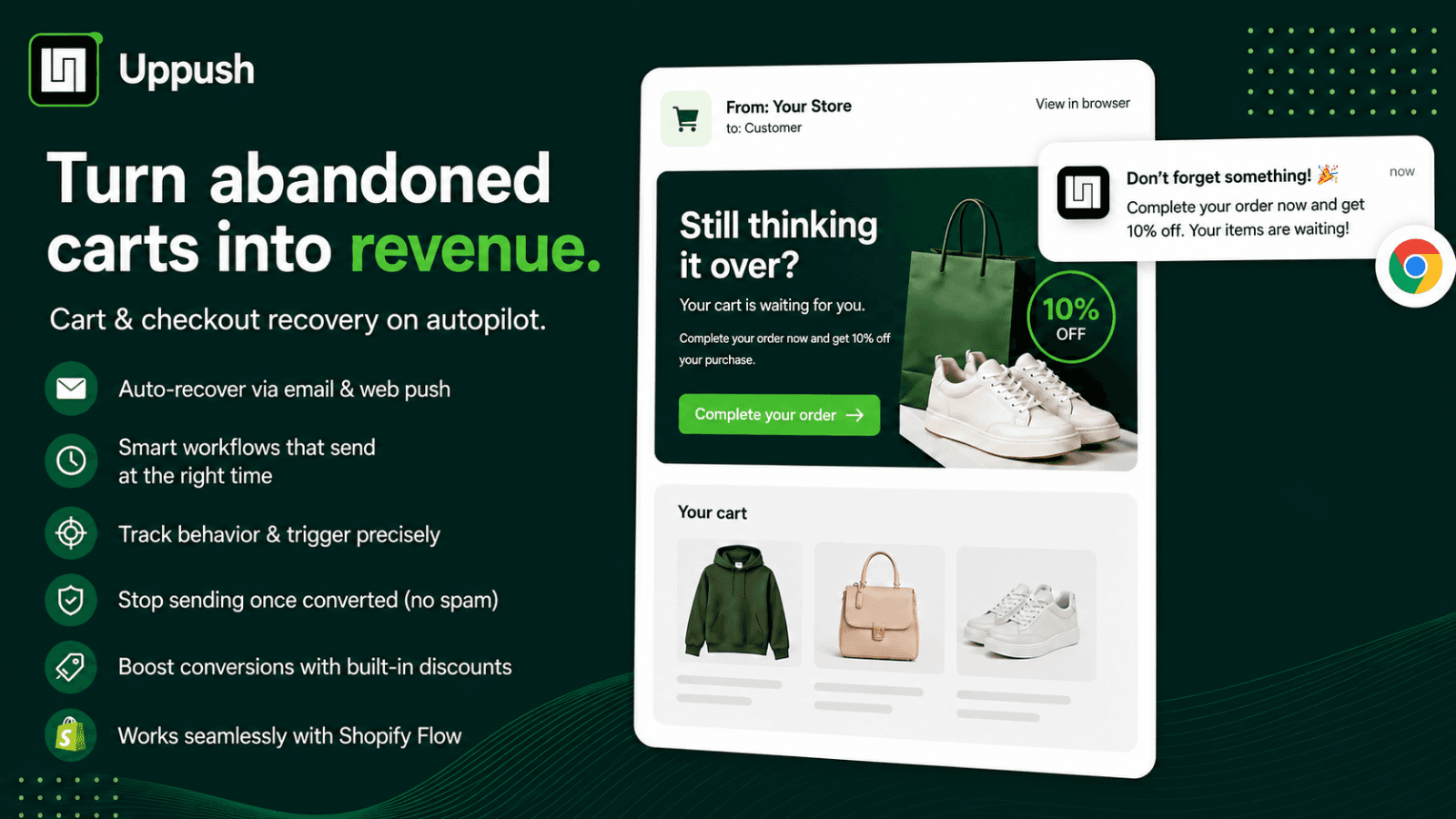 Abandoned Cart Email Marketing screenshot 2
