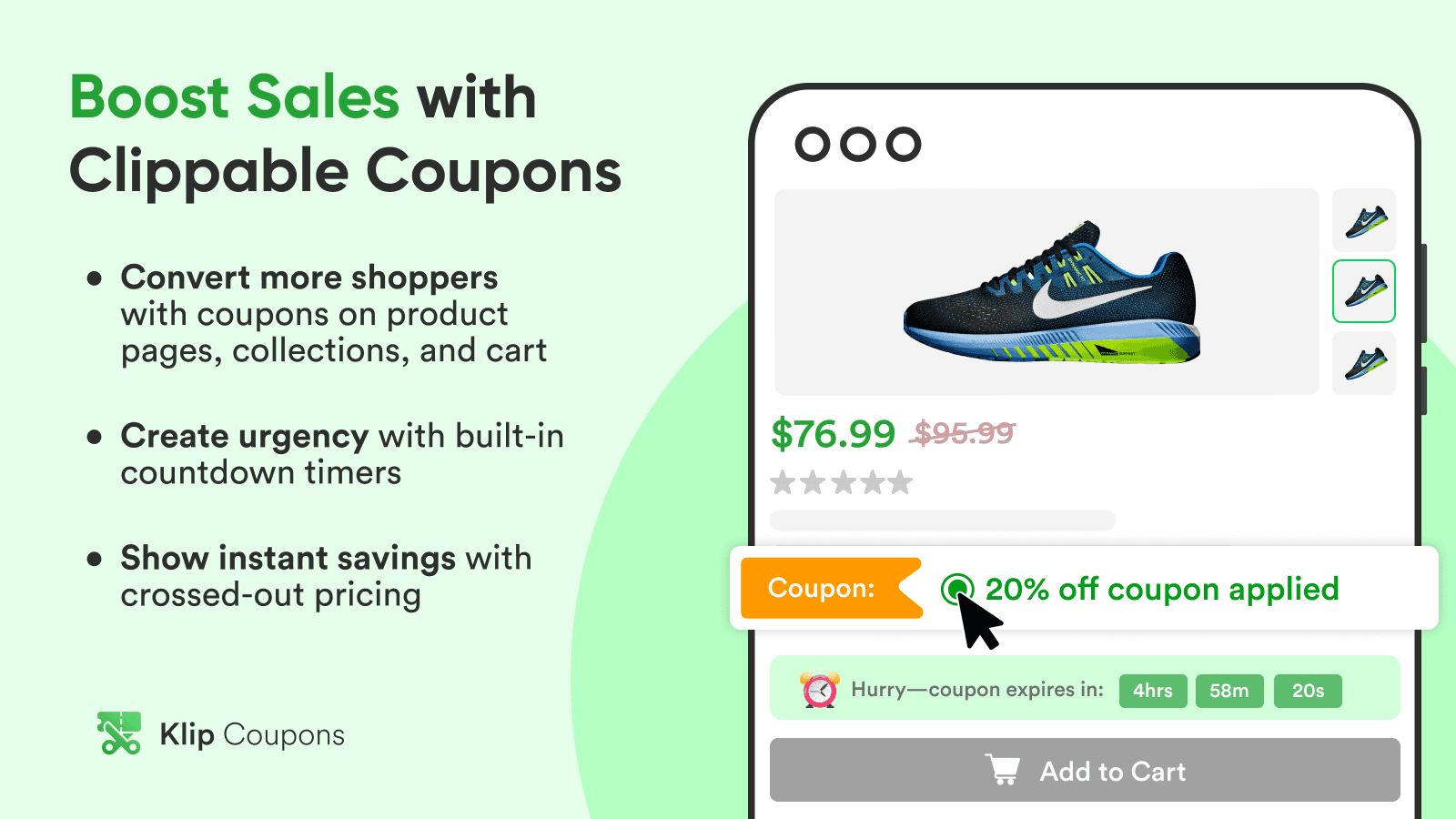 Klip Coupons Product Discounts screenshot 1