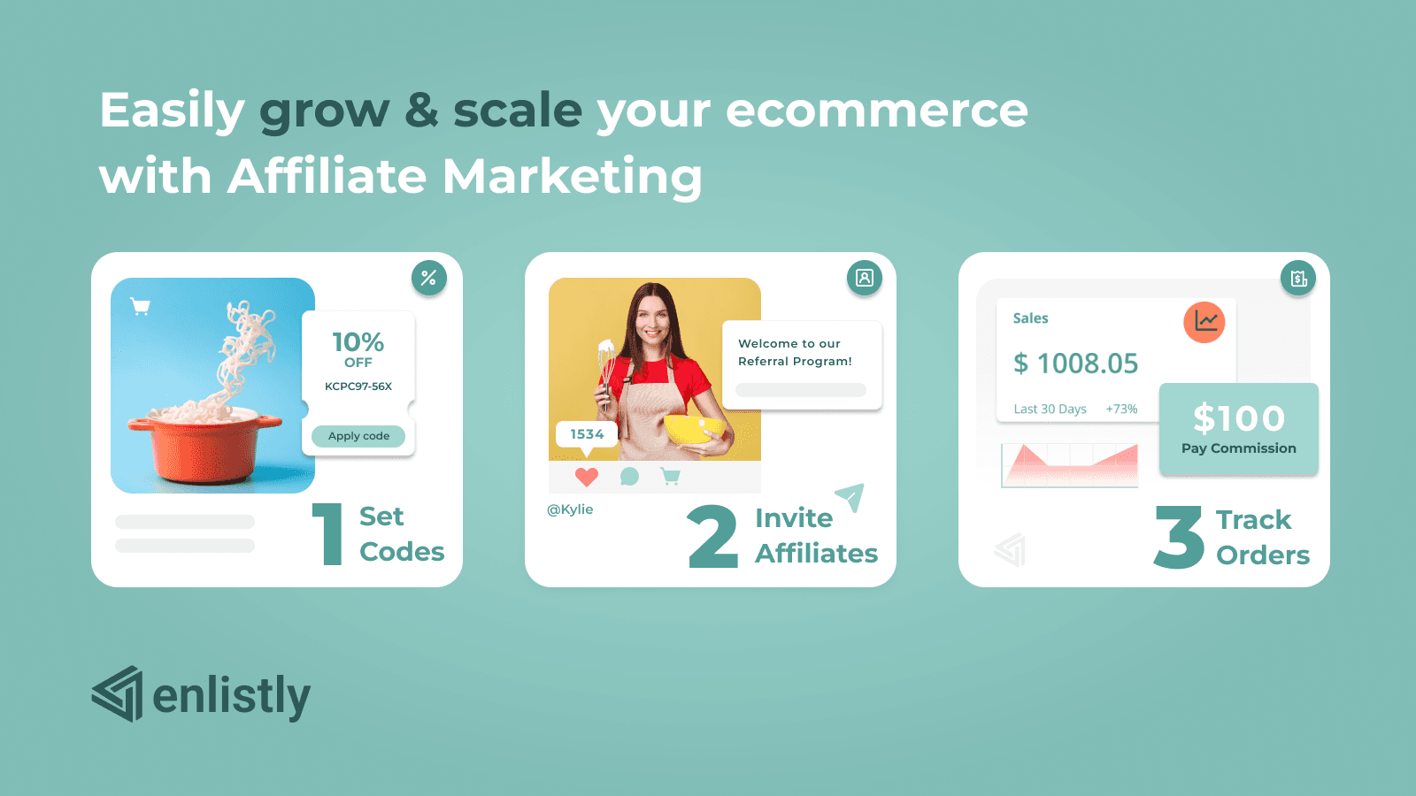 Enlistly Affiliate, Influencer screenshot 1
