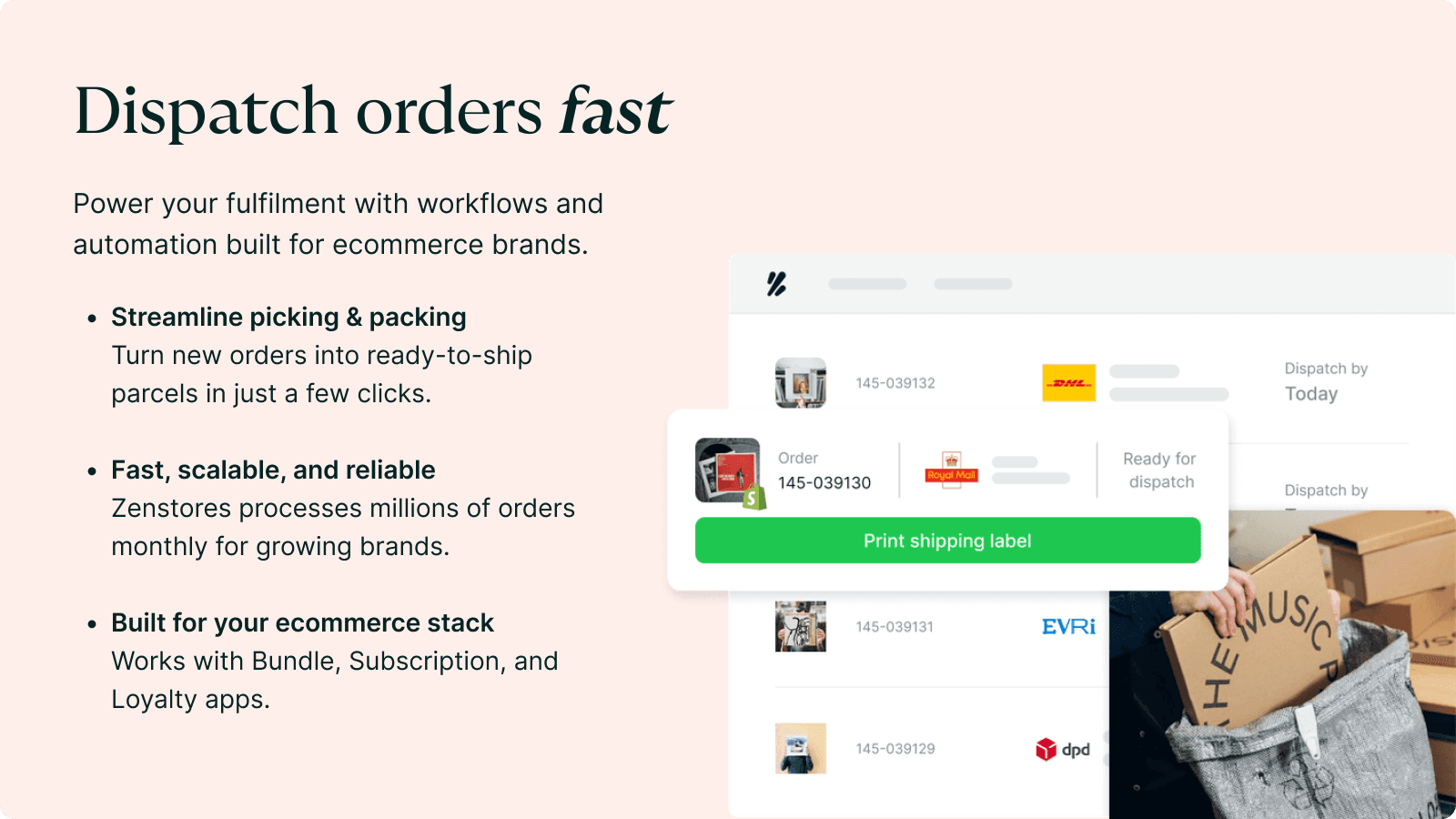 Zenstores: UK Shipping screenshot 1