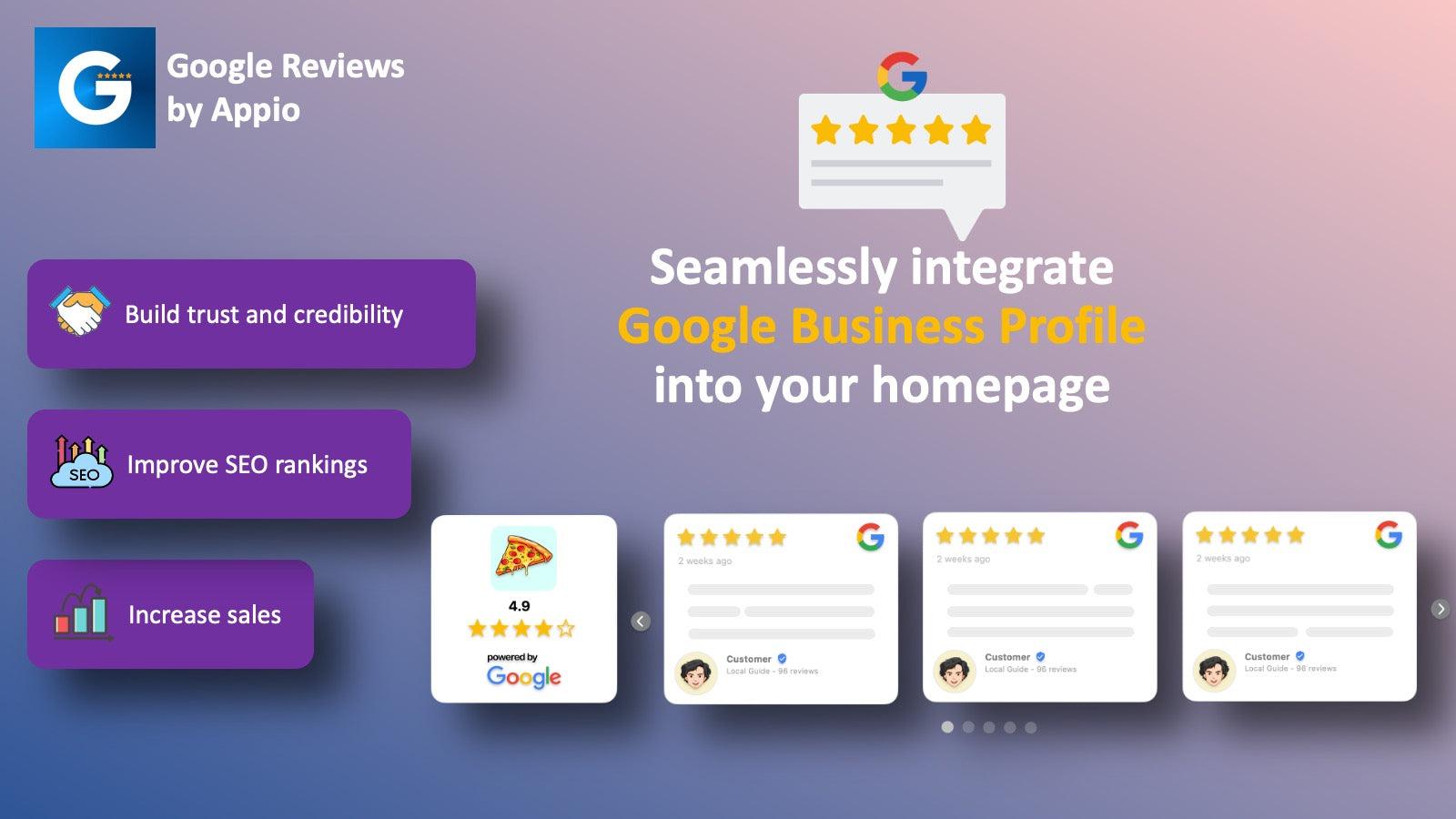 Google Reviews by Appio screenshot 1