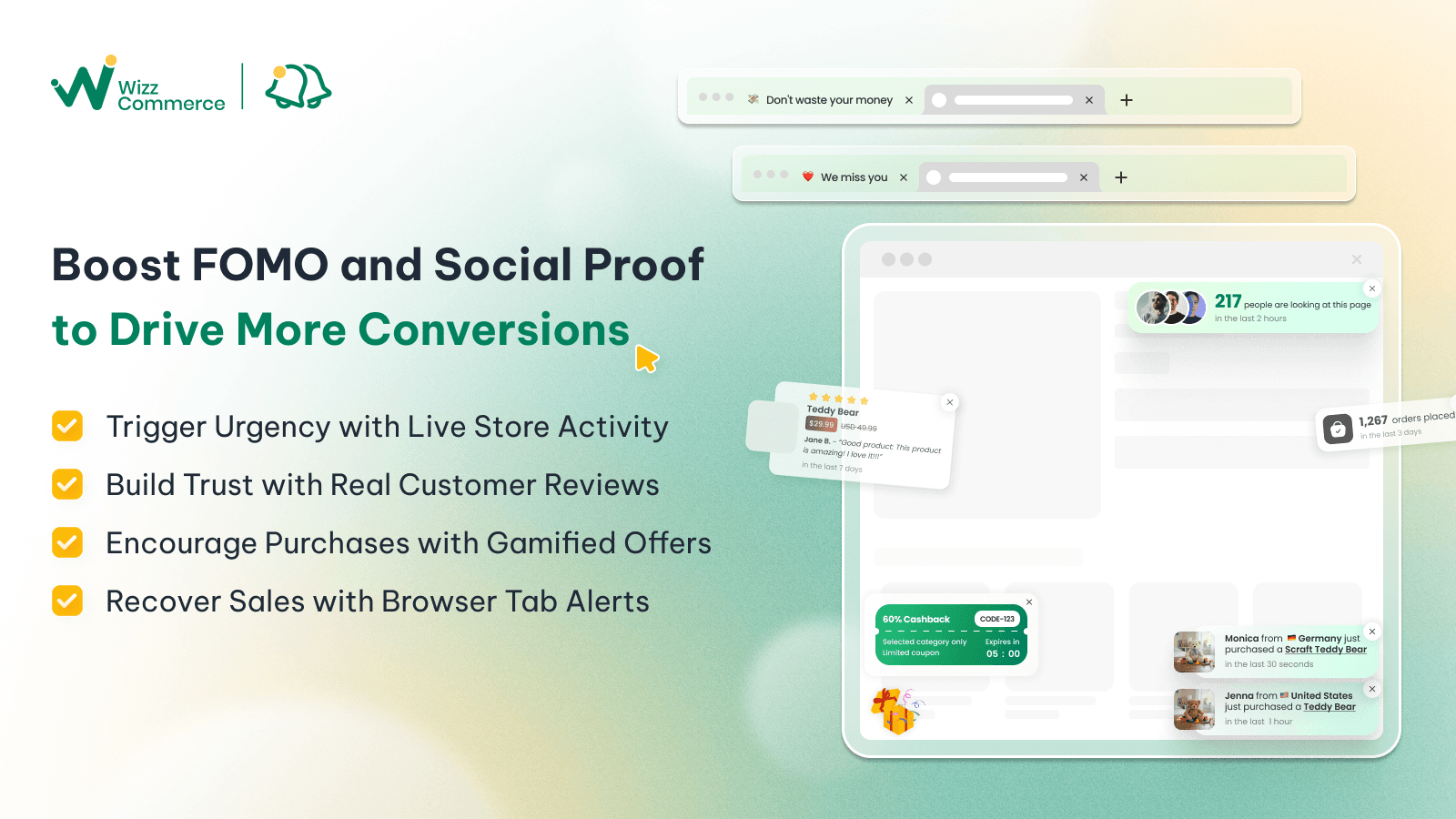 FOMO Sales Pop Up Social Proof screenshot 1