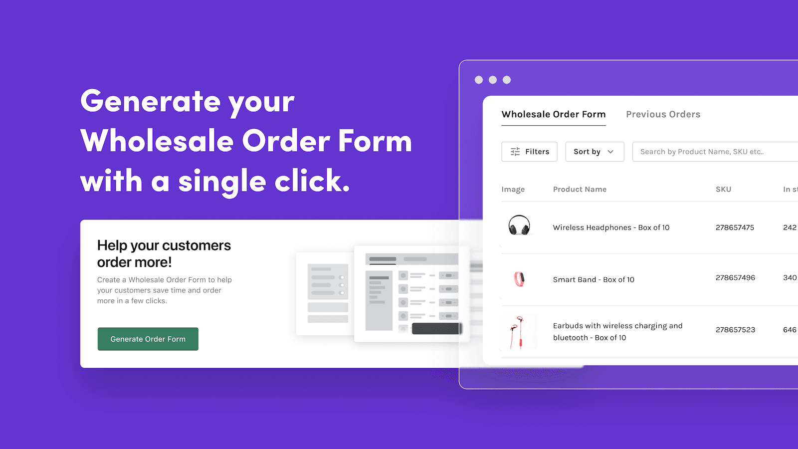 WSH Order Form & ReOrder screenshot 2
