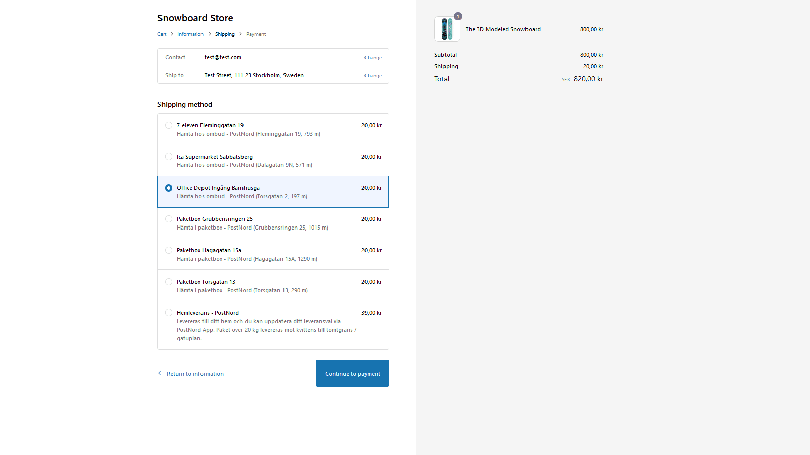 PostNord by Uniwin screenshot 2