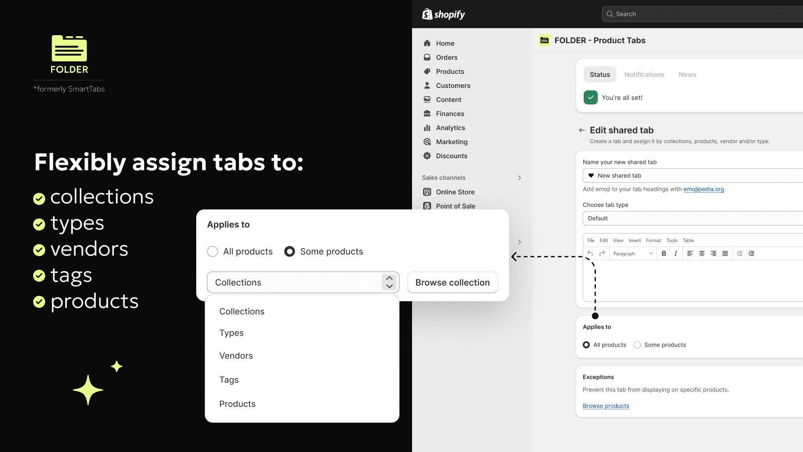 FOLDER ‑ Smart Product Tabs screenshot 2