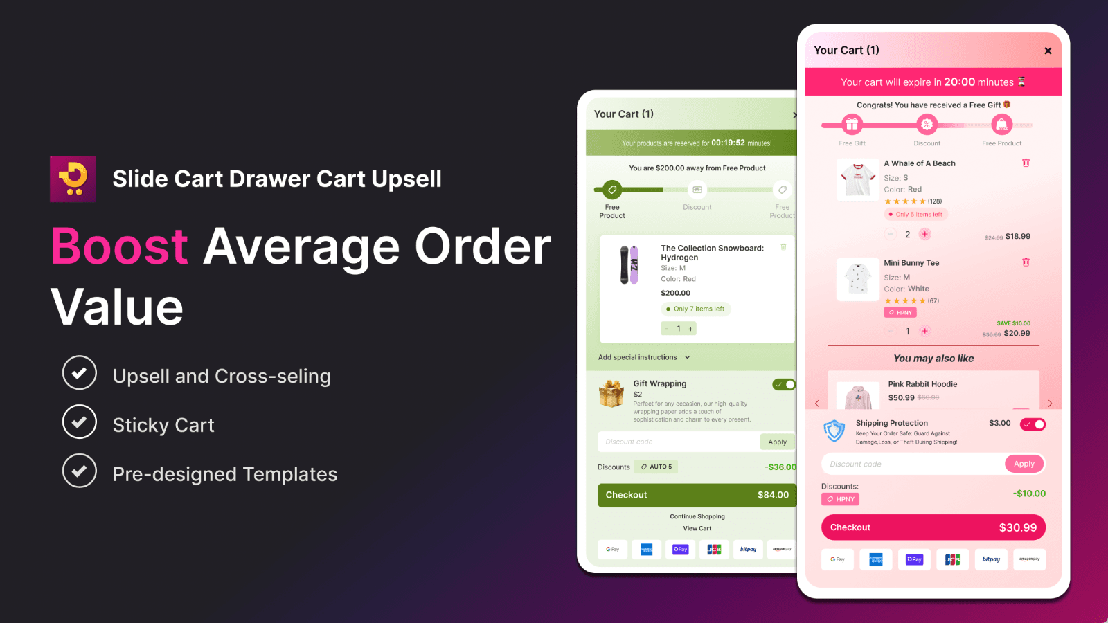 Ego Cart Drawer Cart Upsell screenshot 1
