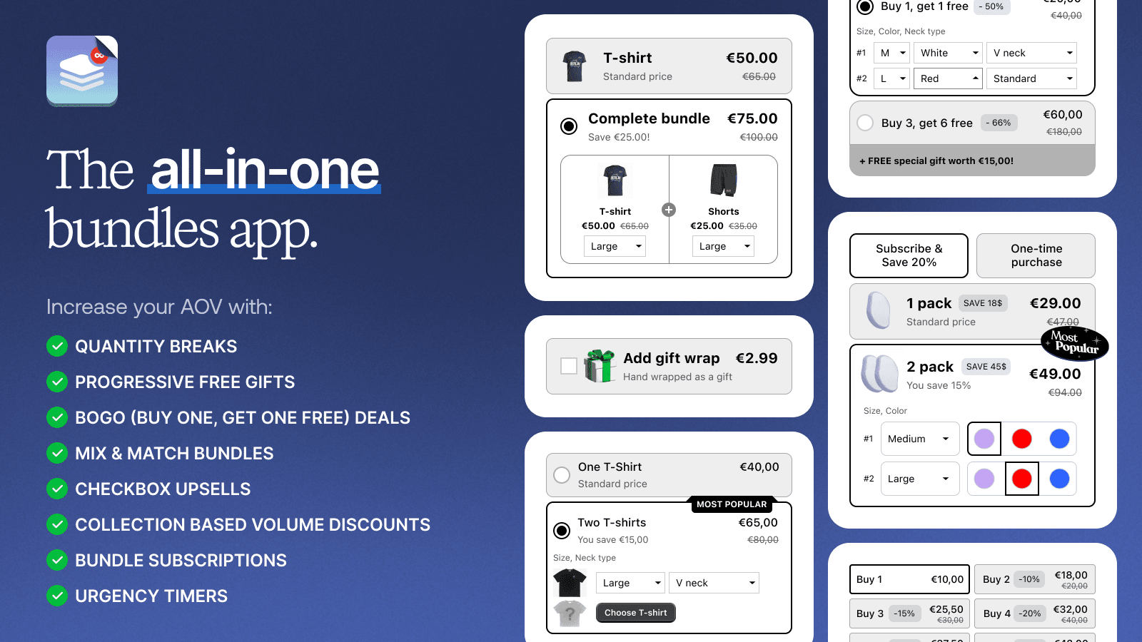 Kaching Bundles App & Upsells screenshot 1