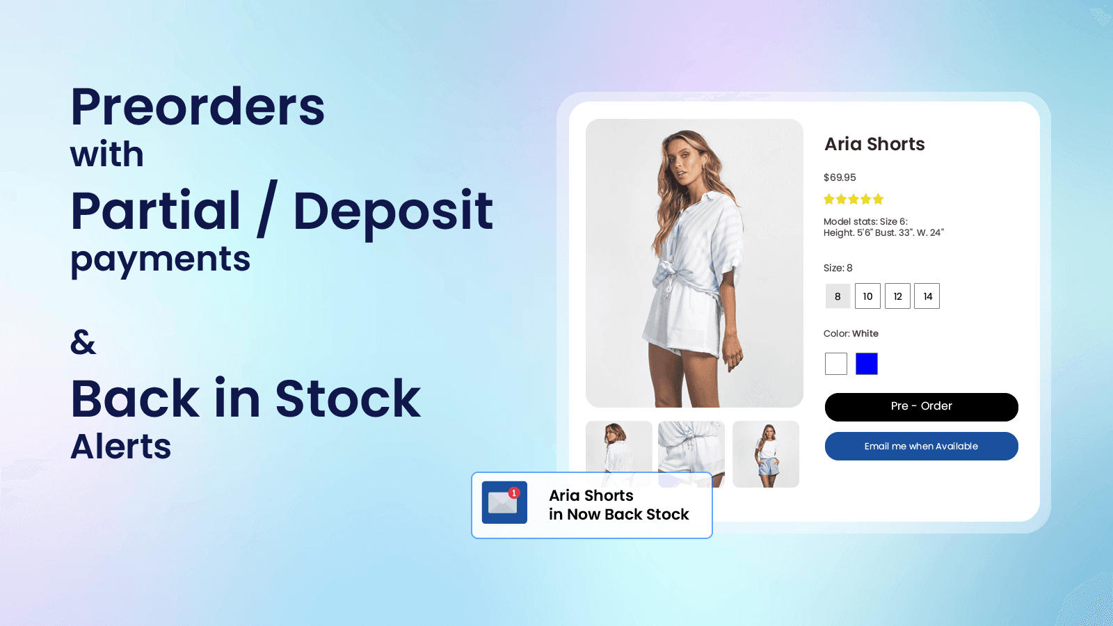 Mst: Preorder + Back in stock screenshot 1