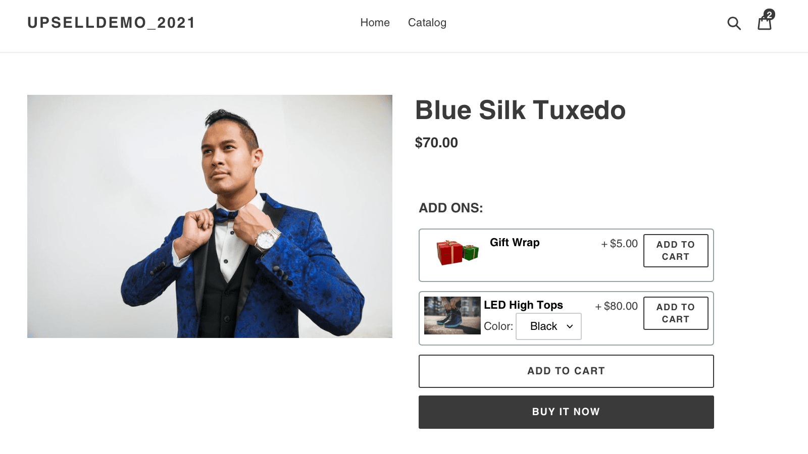 Upsell Product Add‑Ons • SG screenshot 2