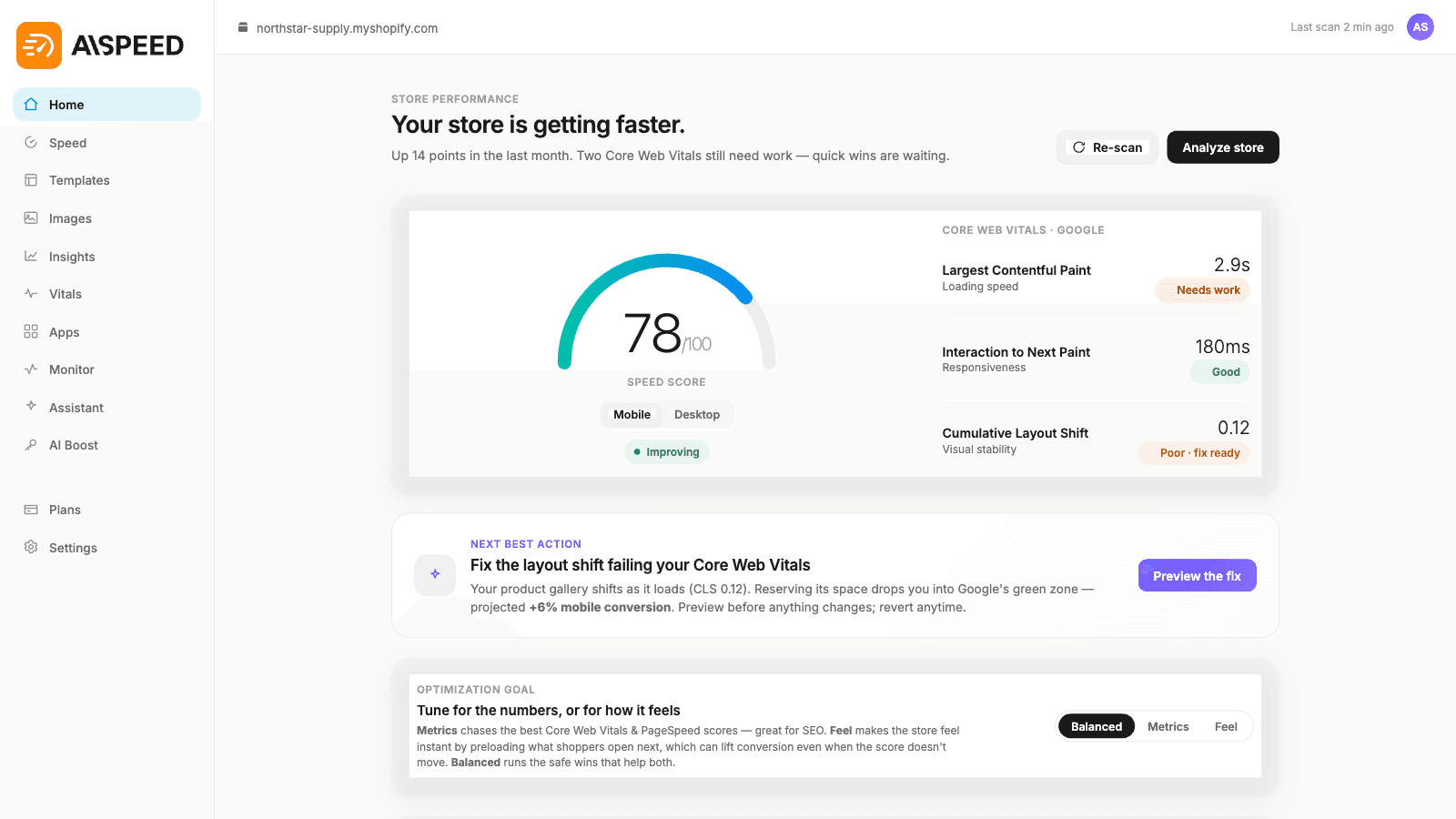 AI Speed: Site Speed Optimizer screenshot 2