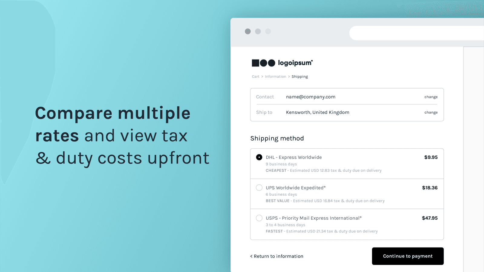 Easyship ‑ All in One Shipping screenshot 2