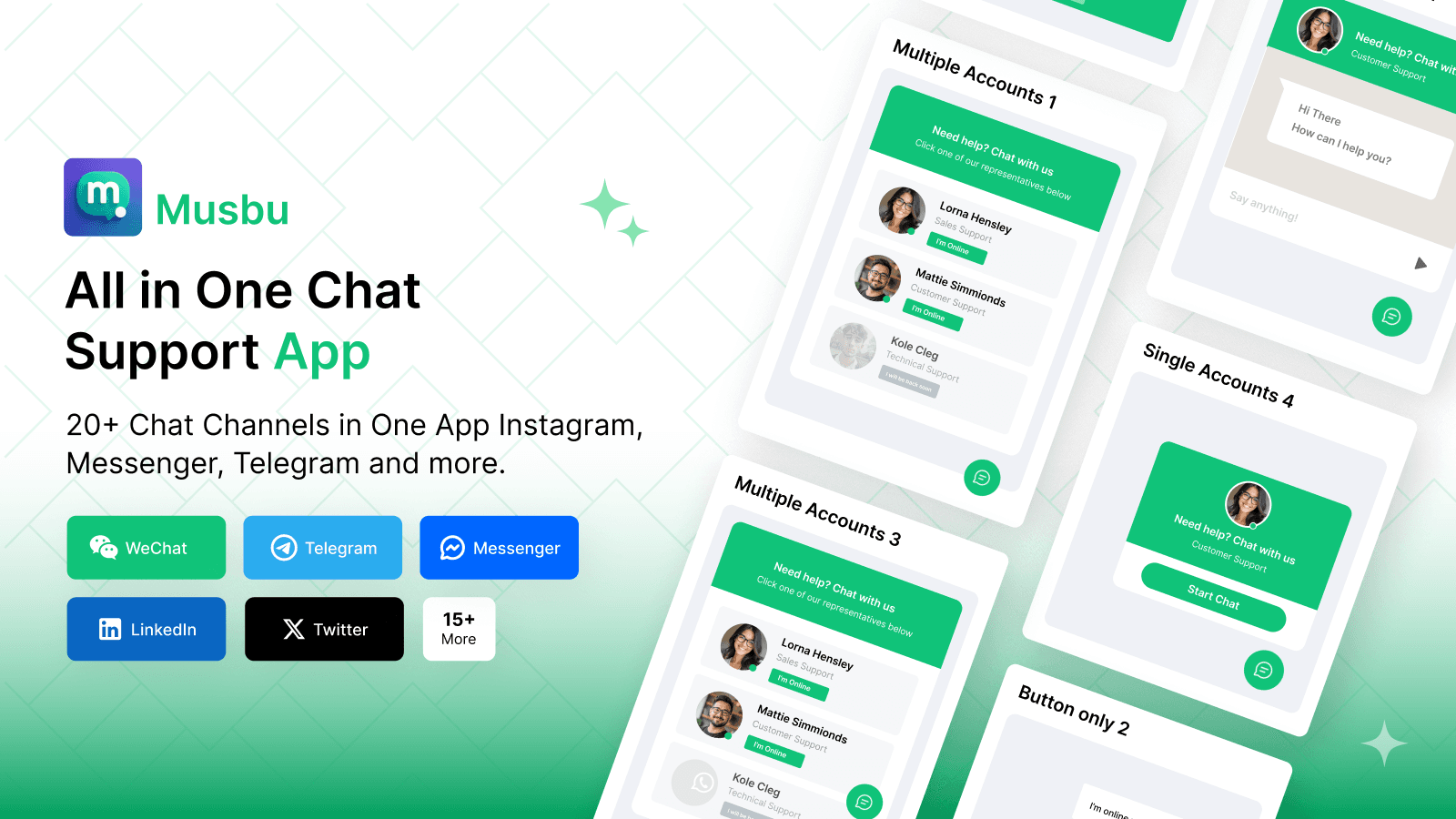Musbu ‑ WhatsApp Chat Button screenshot 1