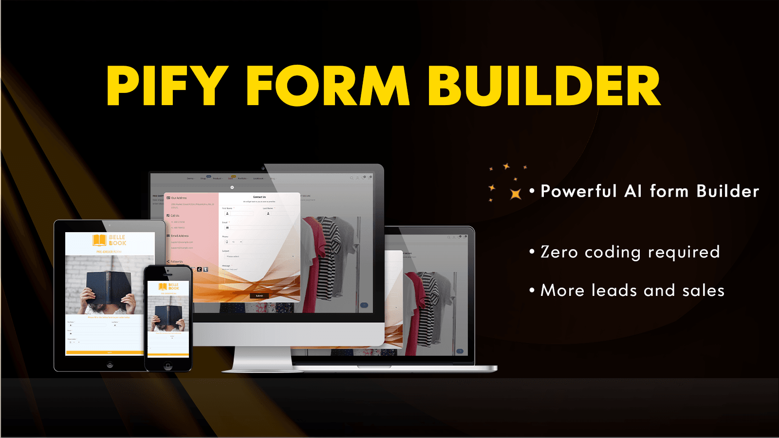 Pify AI Contact Form Builder screenshot 1