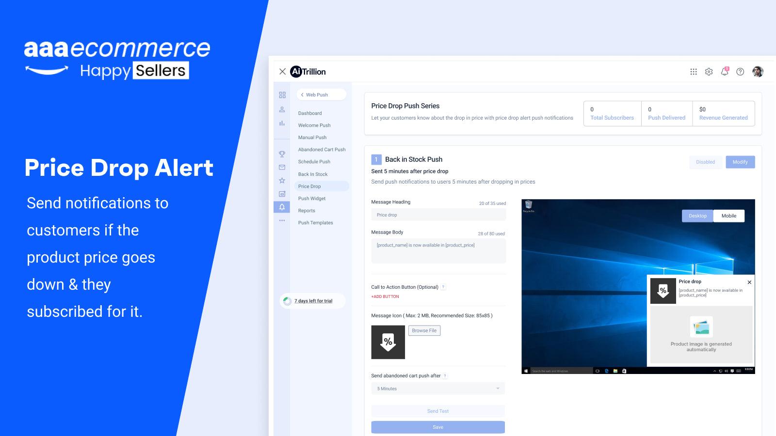 Web Push Notifications + Bars screenshot 2