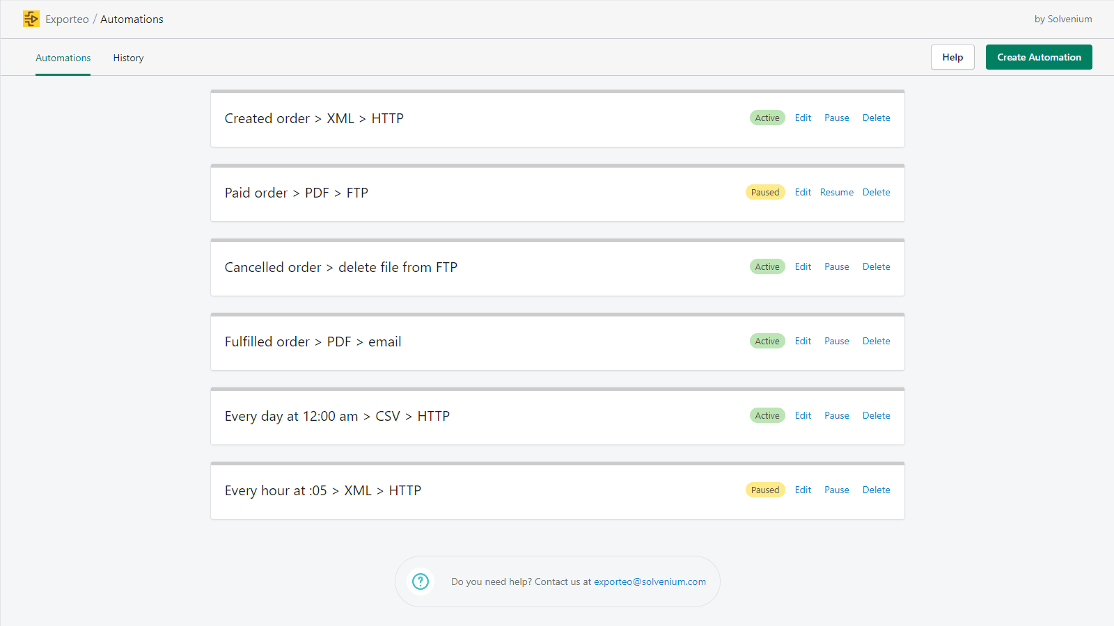 Exporteo screenshot 2