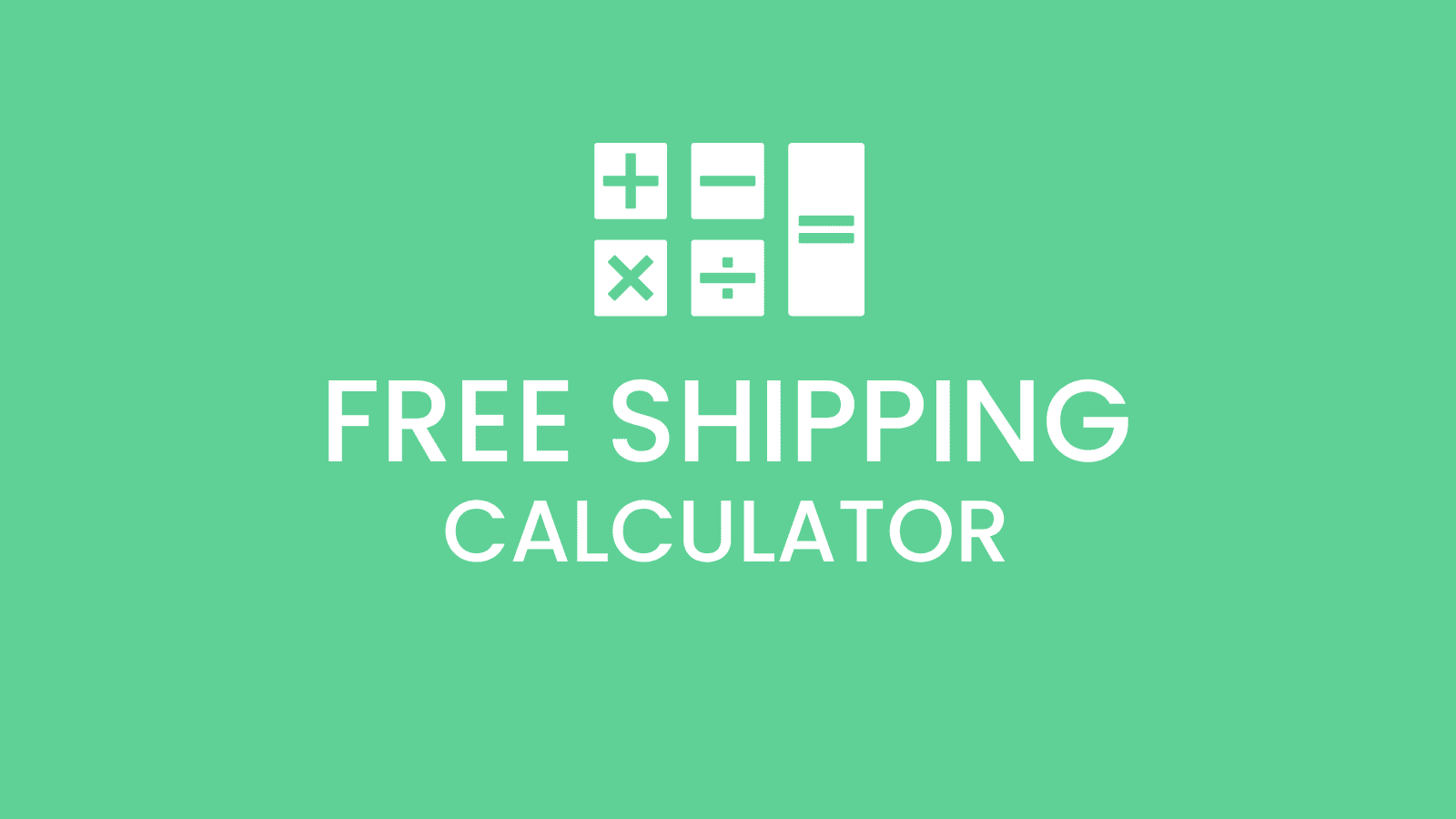 Ship: free shipping calculator screenshot 1
