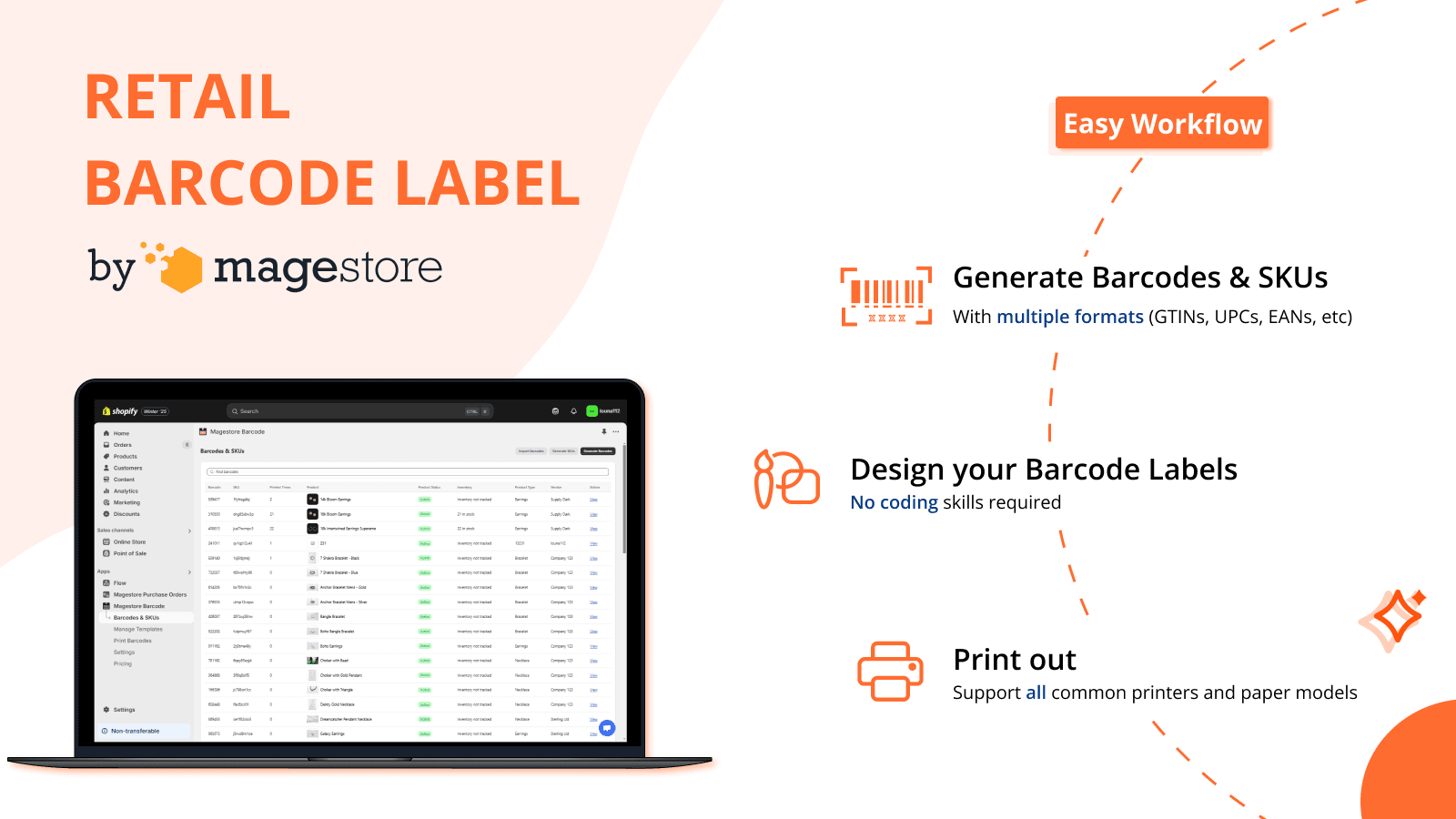 MS Barcode Labels & Generator screenshot 1