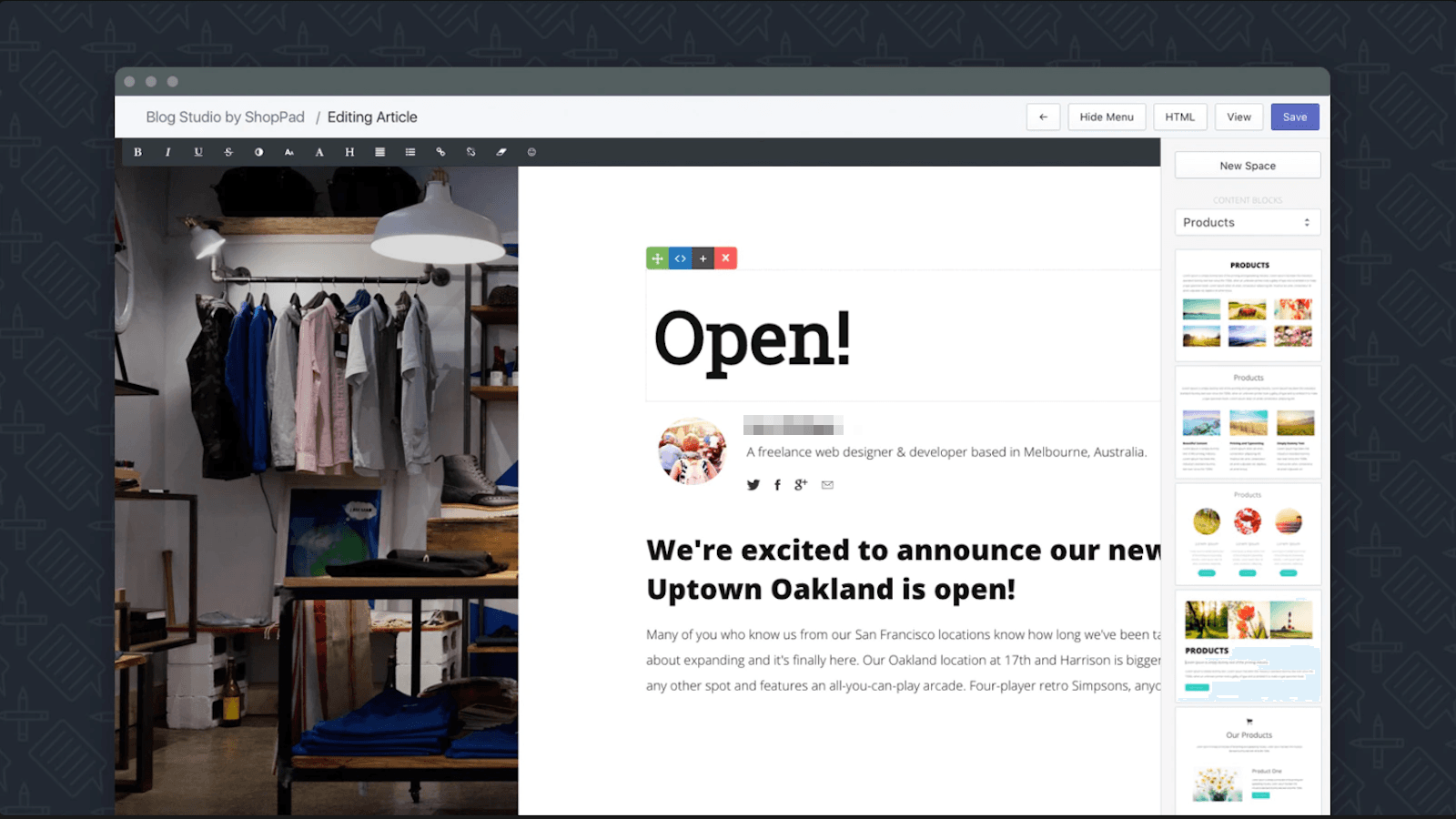 Blog Studio screenshot 2
