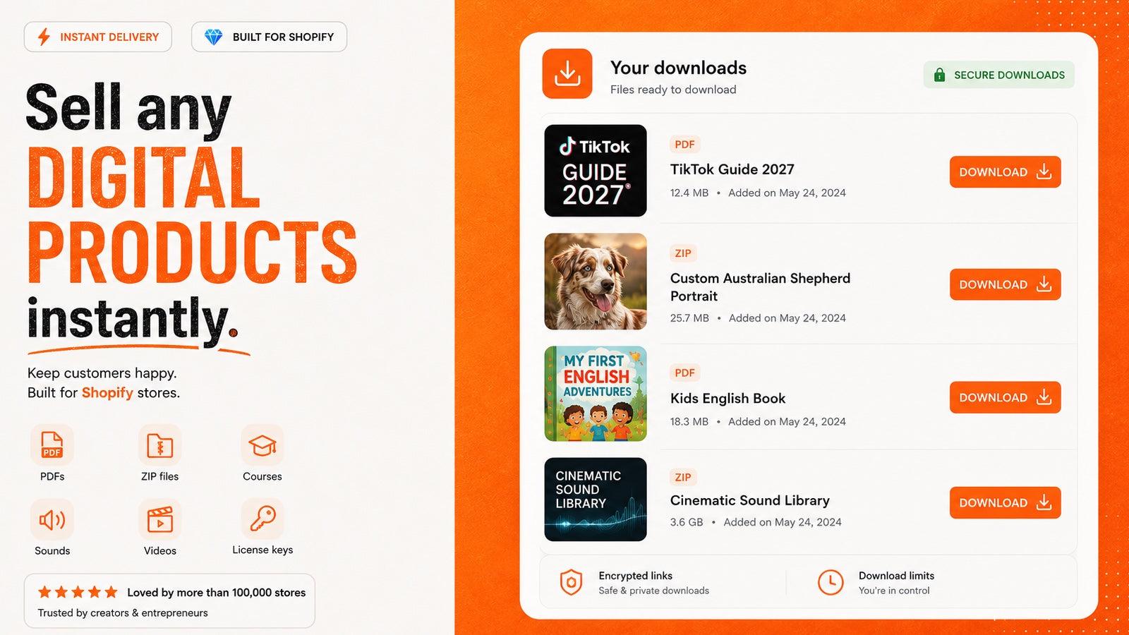 Digital Downloads PDF file BIG screenshot 1