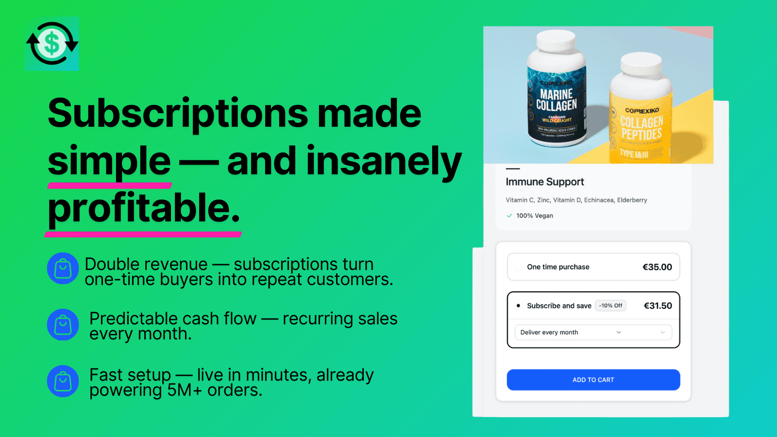 Ongoing Subscriptions App screenshot 1