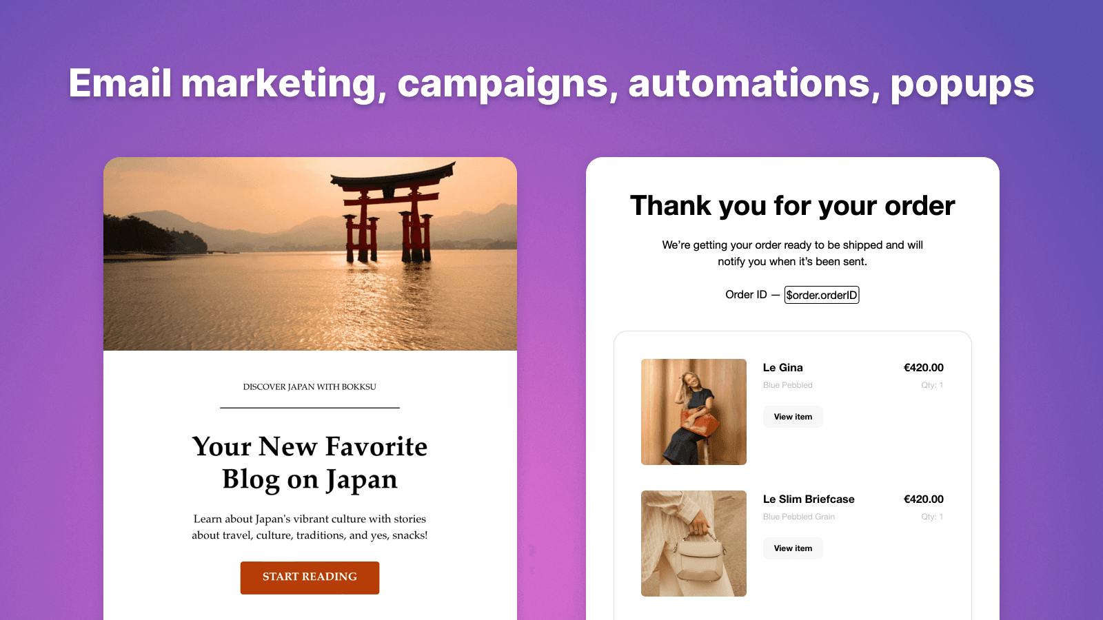 GSC Email Marketing + Popups screenshot 1