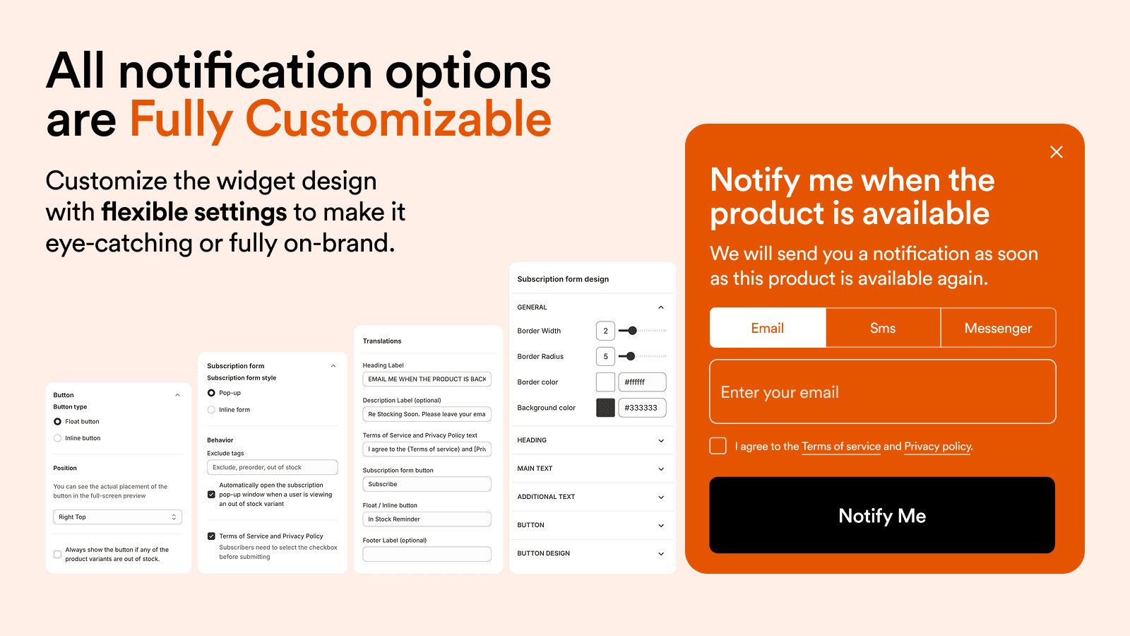 A1: back in stock | sms alerts screenshot 2