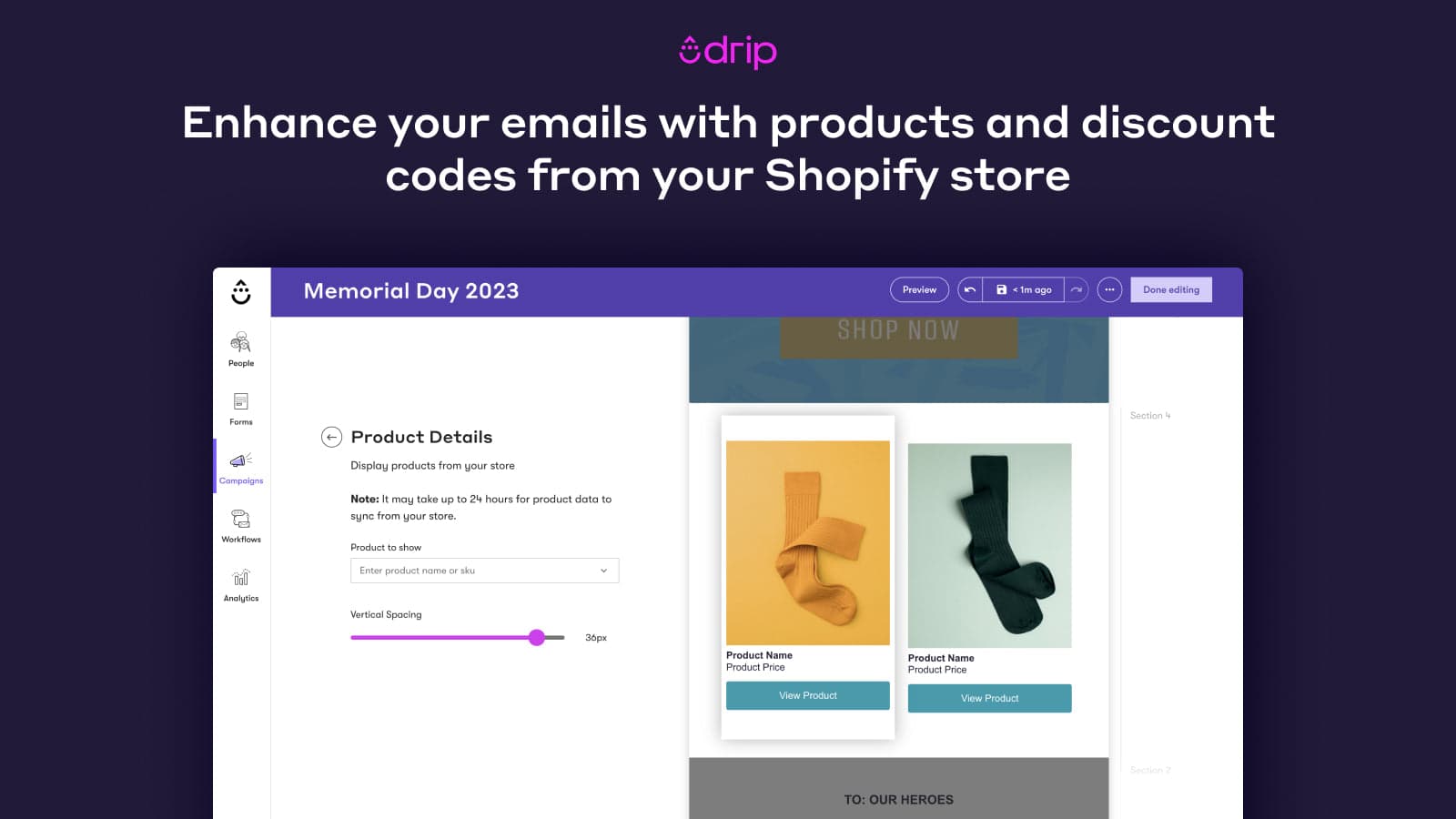 Drip: Email Marketing & Popups screenshot 1