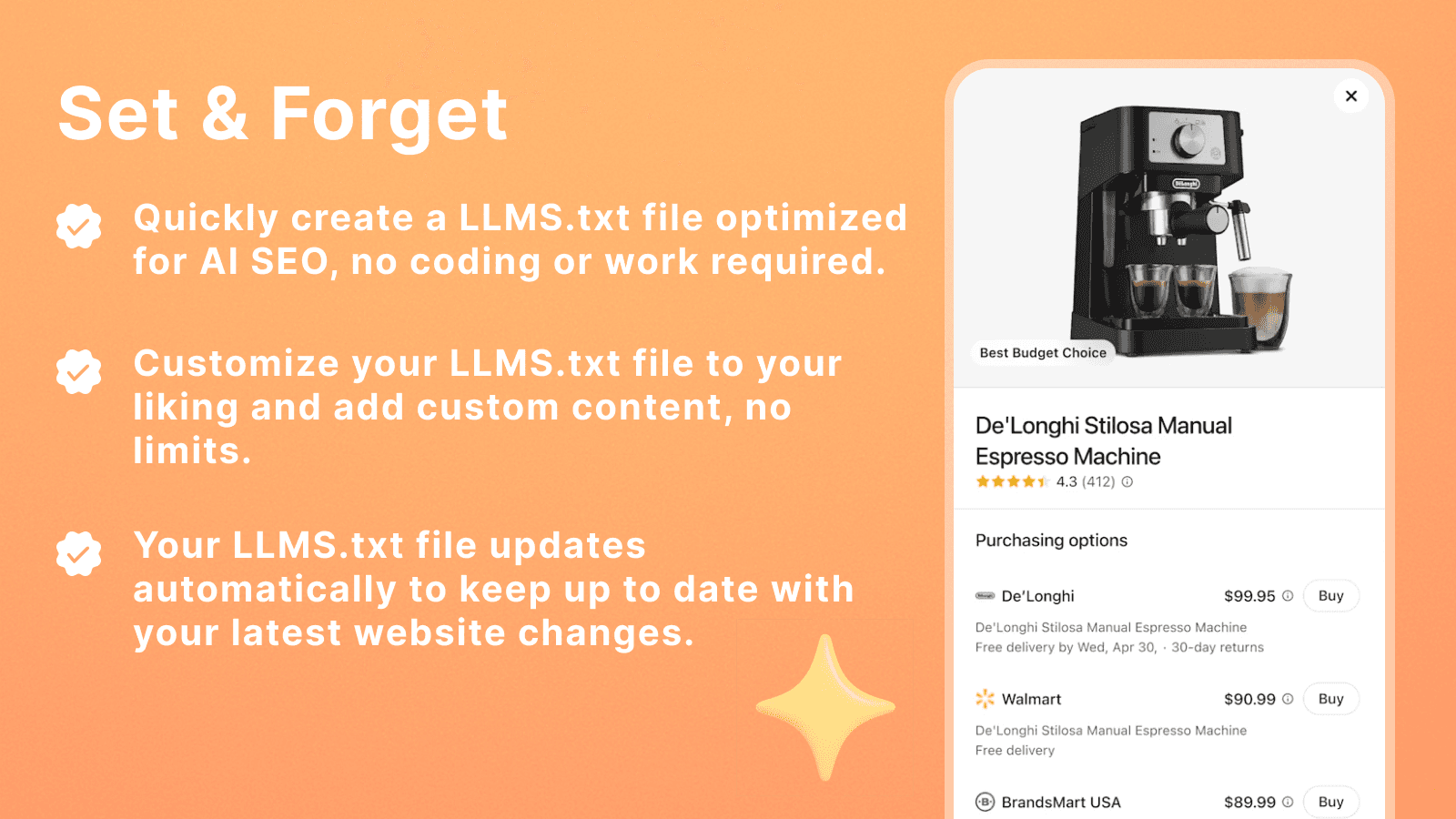 LLMS.txt Agent: AI SEO Traffic screenshot 2