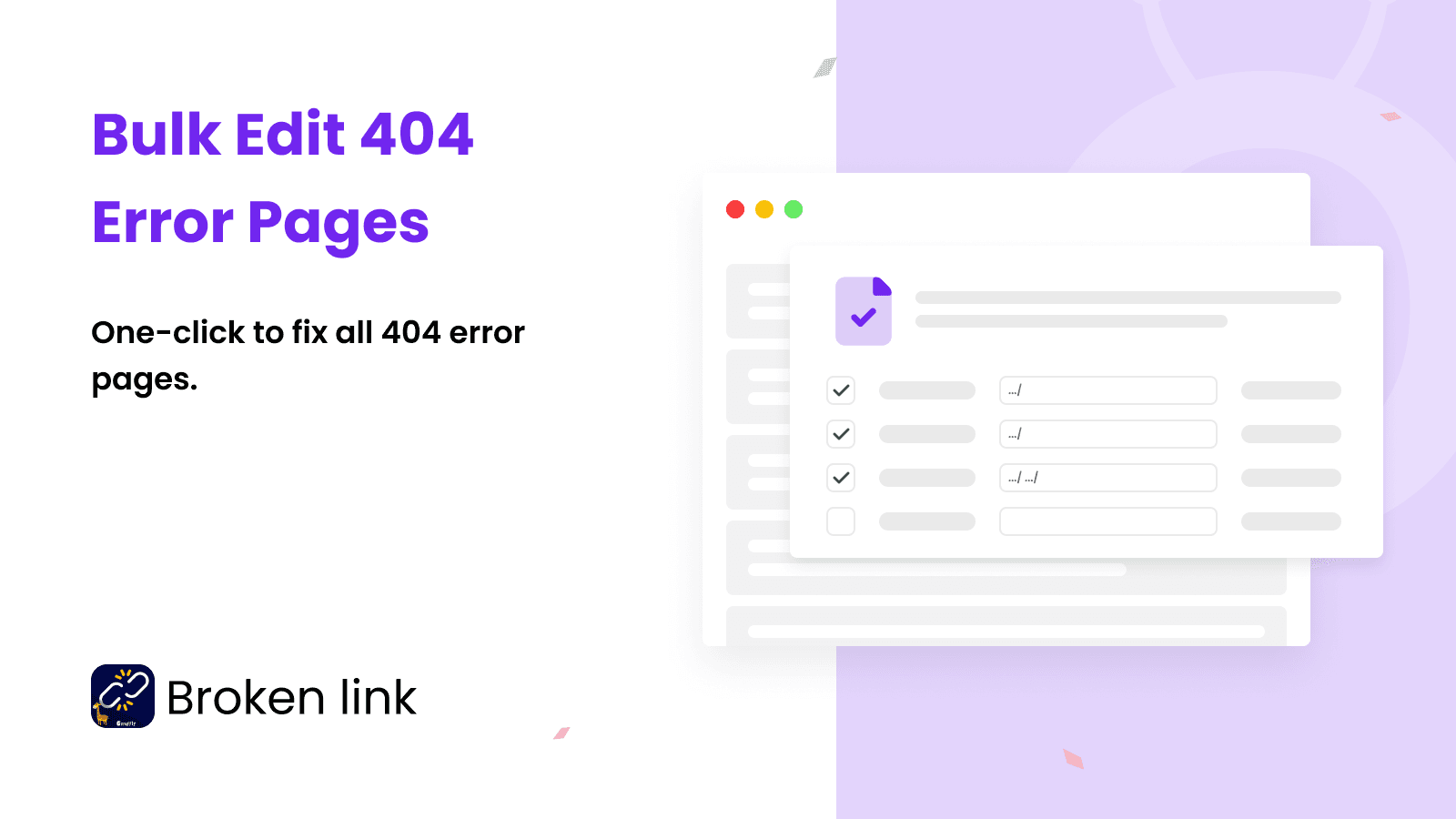 SEOWILL ‑ 404 Link Redirect screenshot 2