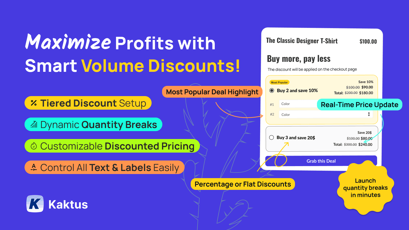 K: Quantity Breaks, Discounts screenshot 1