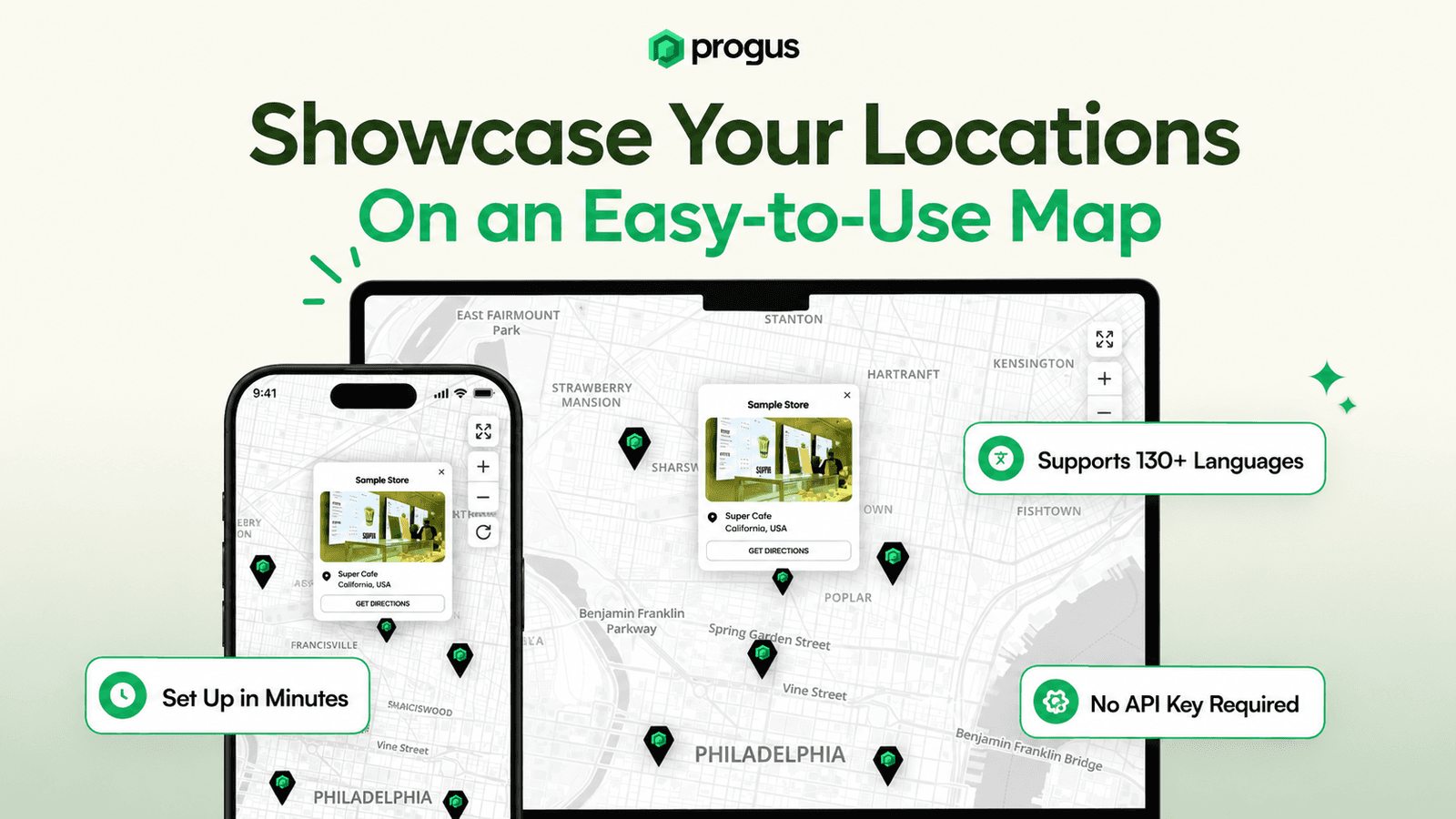 Progus Store Locator Map screenshot 1