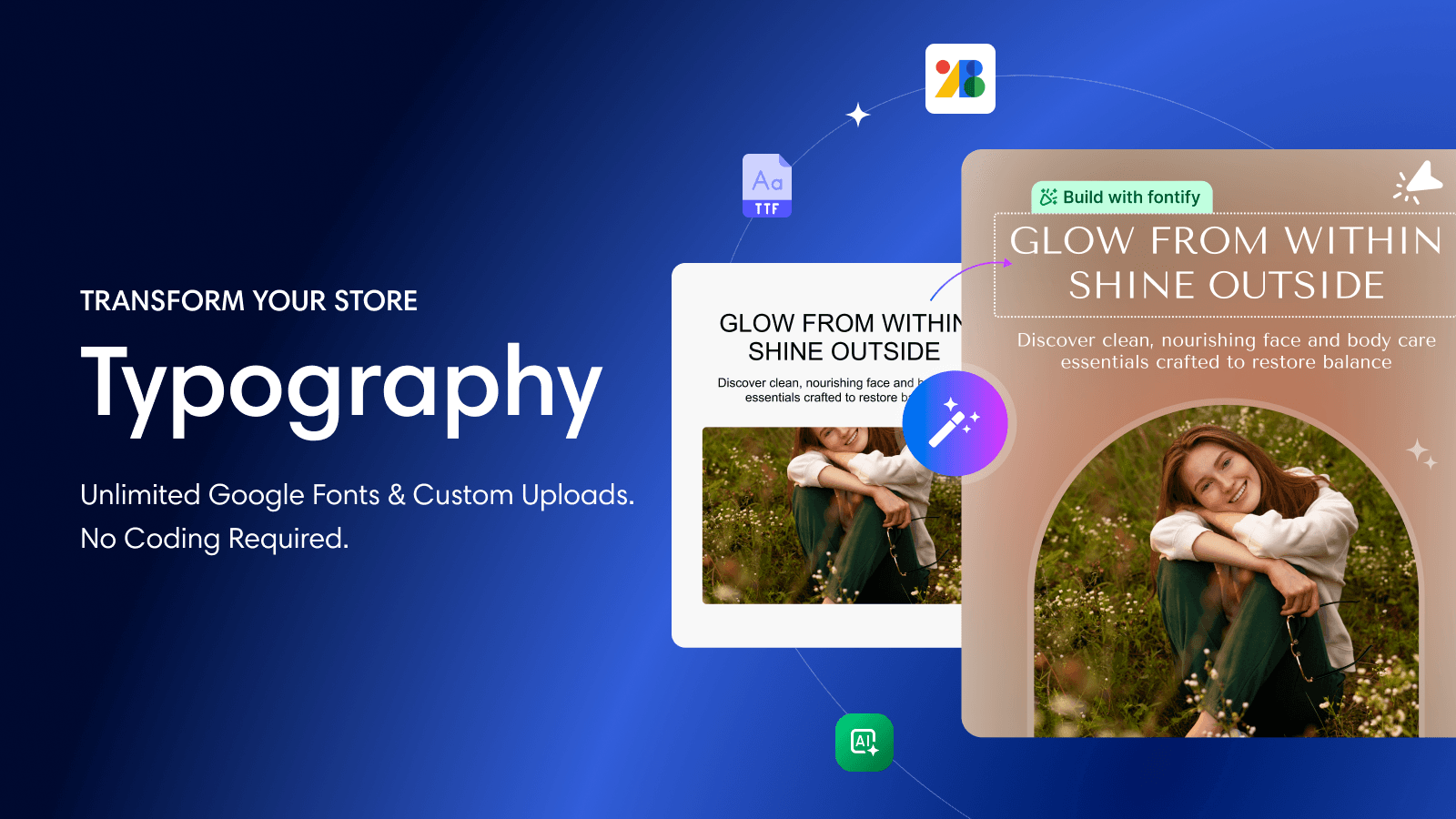 Fontify: Google & Custom Fonts screenshot 1