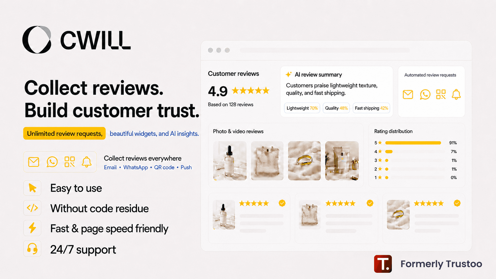 CWILL(Trustoo) Product Reviews screenshot 1