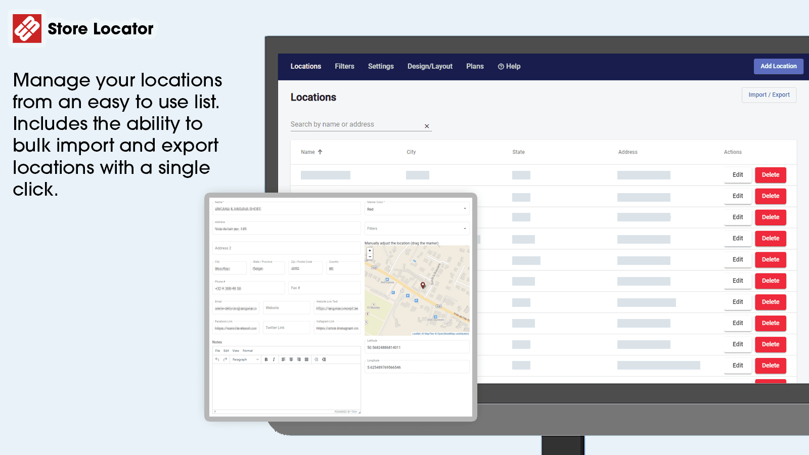 Store Locator ‑ W3 screenshot 2