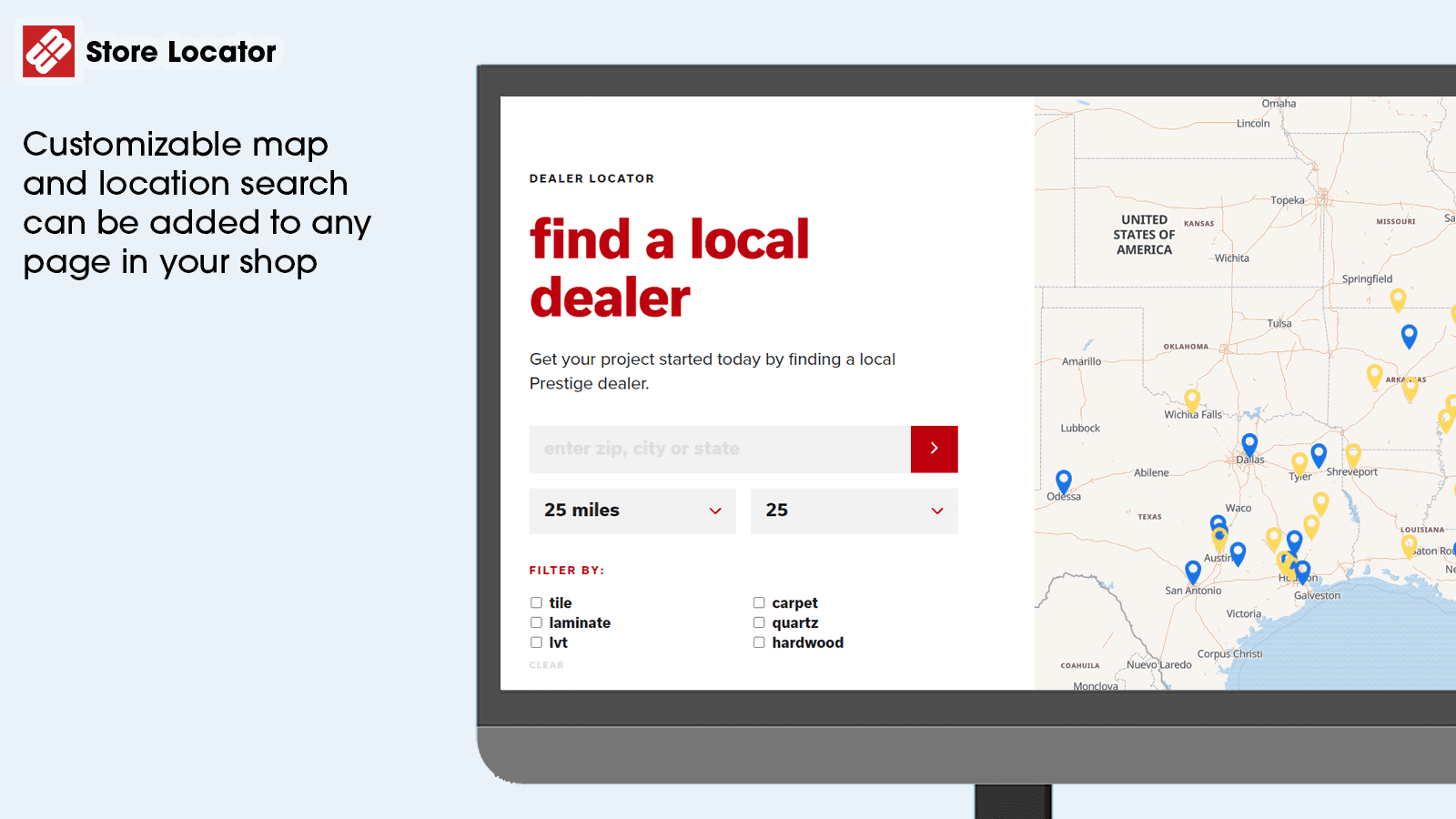 Store Locator ‑ W3 screenshot 1