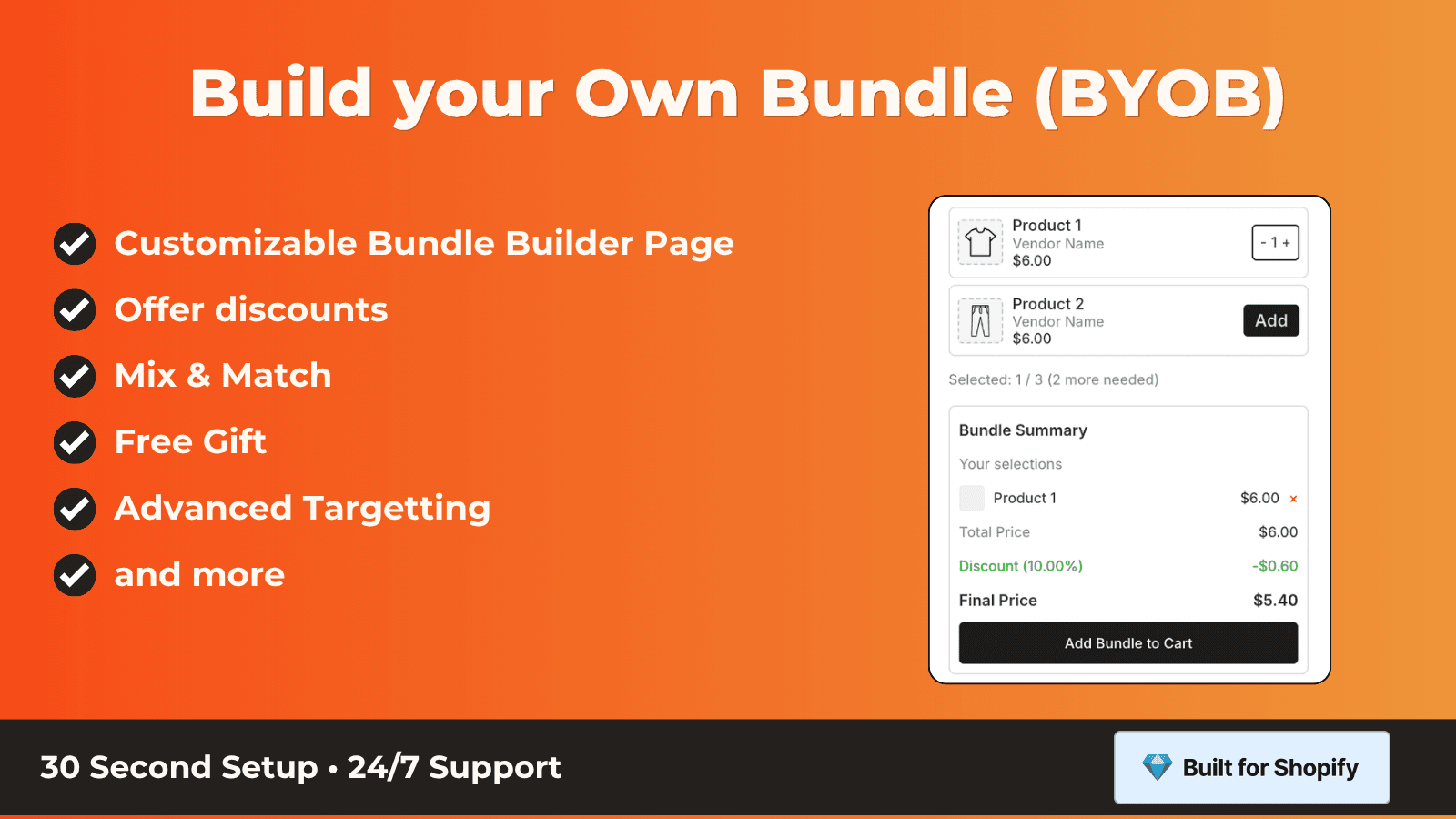 HA Bundle Upsell, BYOB, BOGO screenshot 2