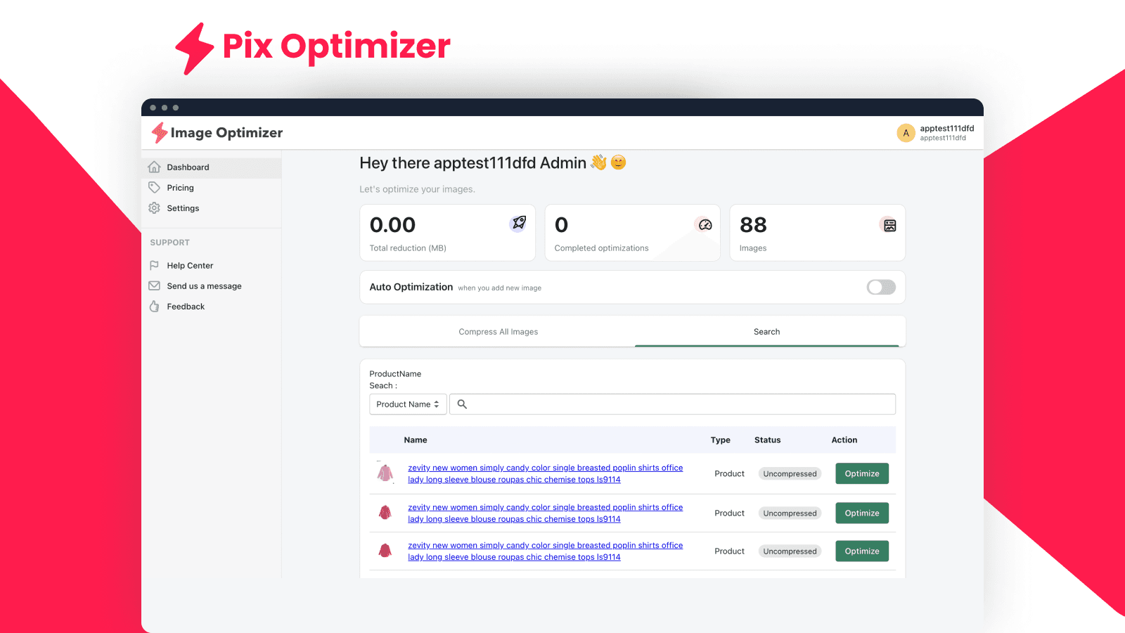PIX ‑ Image Optimizer screenshot 2