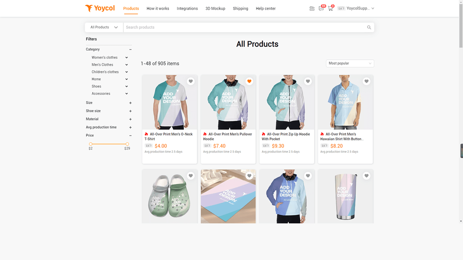 Yoycol: Print on Demand screenshot 2