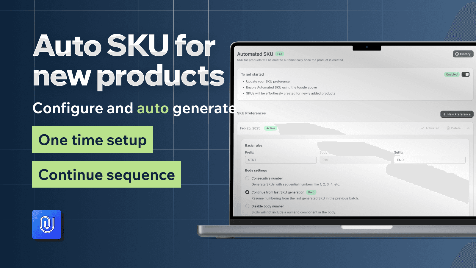F: SKU Code Generator screenshot 2